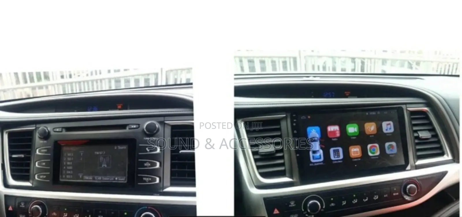 Toyota Highlander 2014-2018 Android GPS Navigation System.