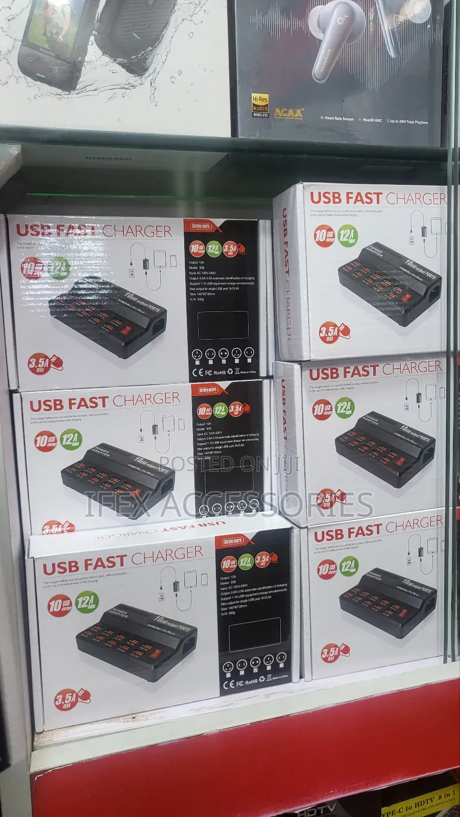 10 PORT USB Fast Charging