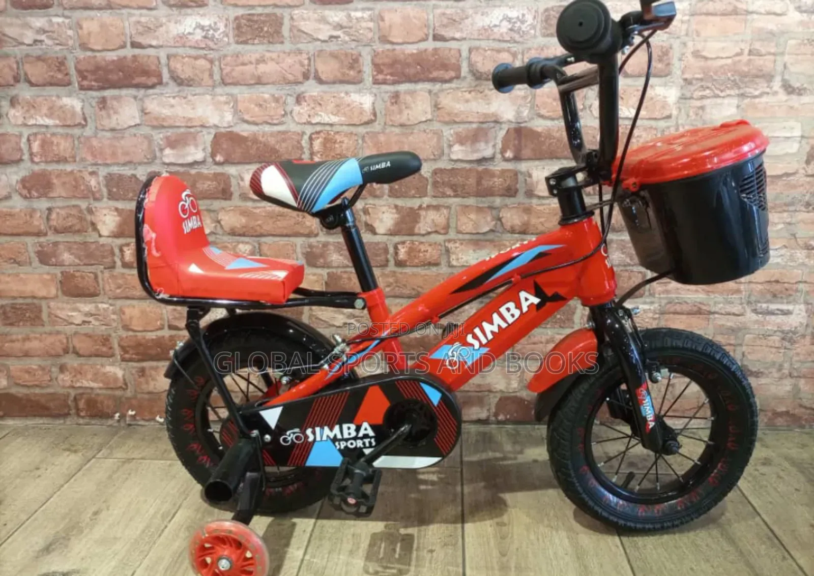 Children Bicycle With Back Sit