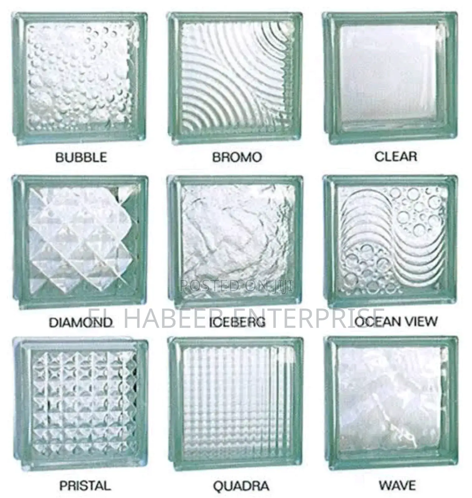 White Glass Block