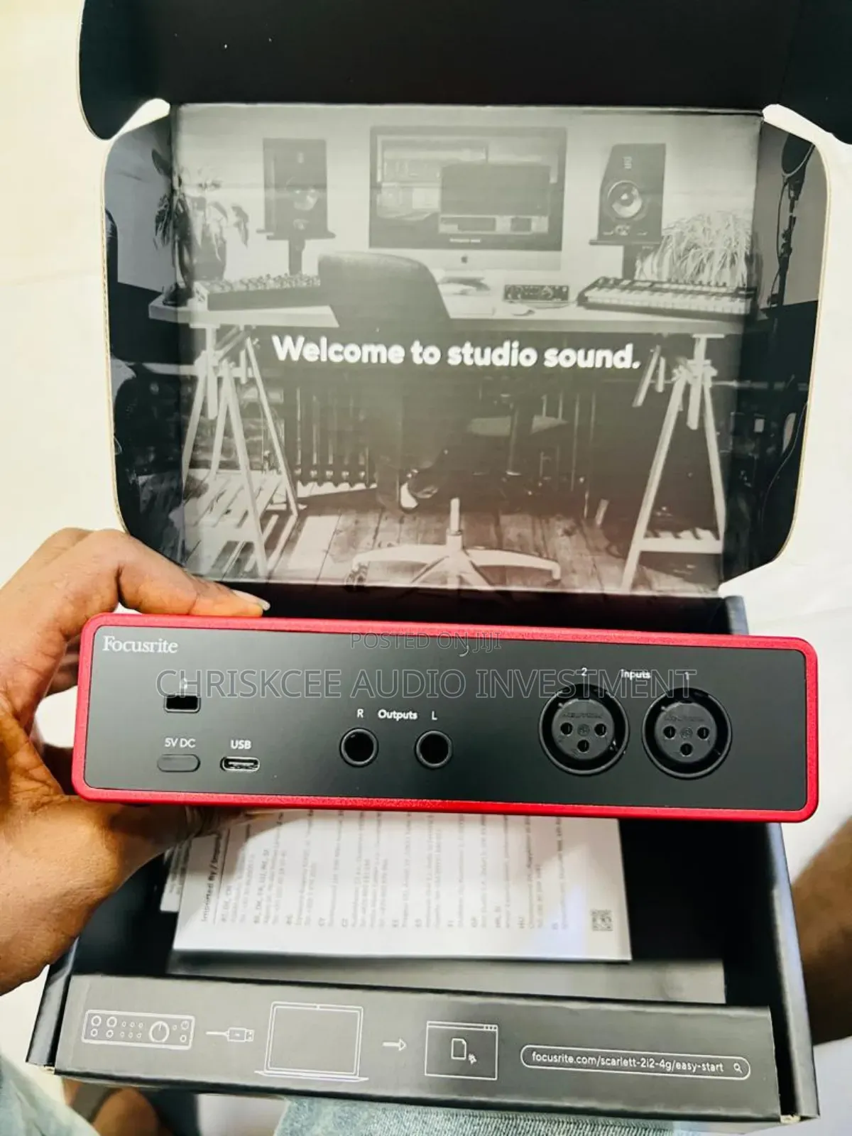Focusrite 2i2 4th Generation Soundcard Interface