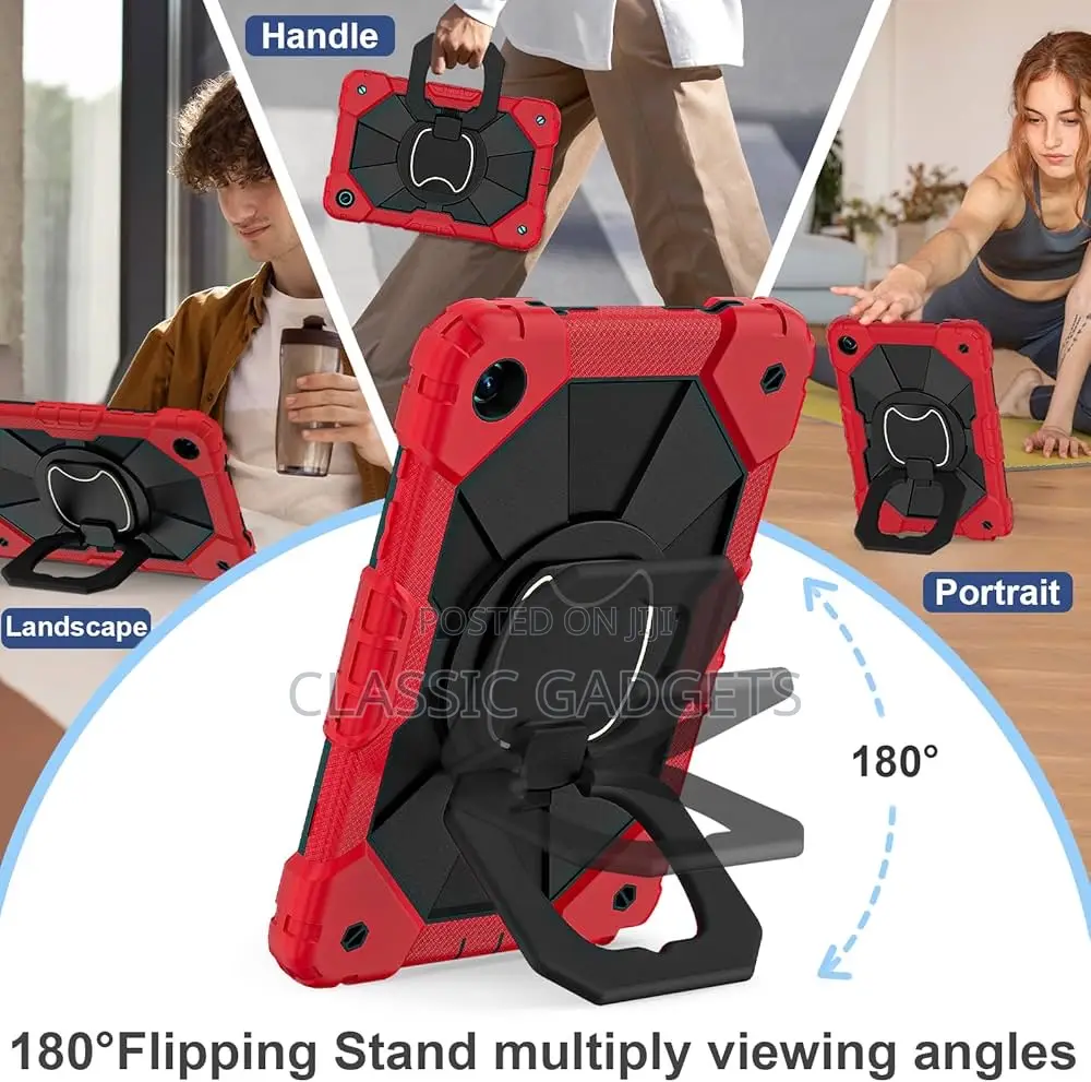 360° Rotating Kickstand Rugged Case for Galaxy Tab A9 Plus
