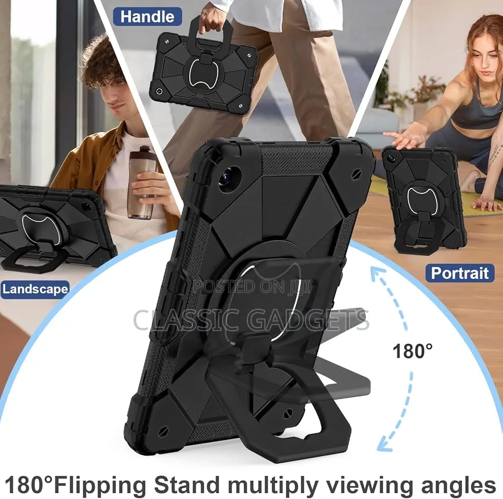 360° Rotating Kickstand Rugged Case for Galaxy Tab A9 Plus