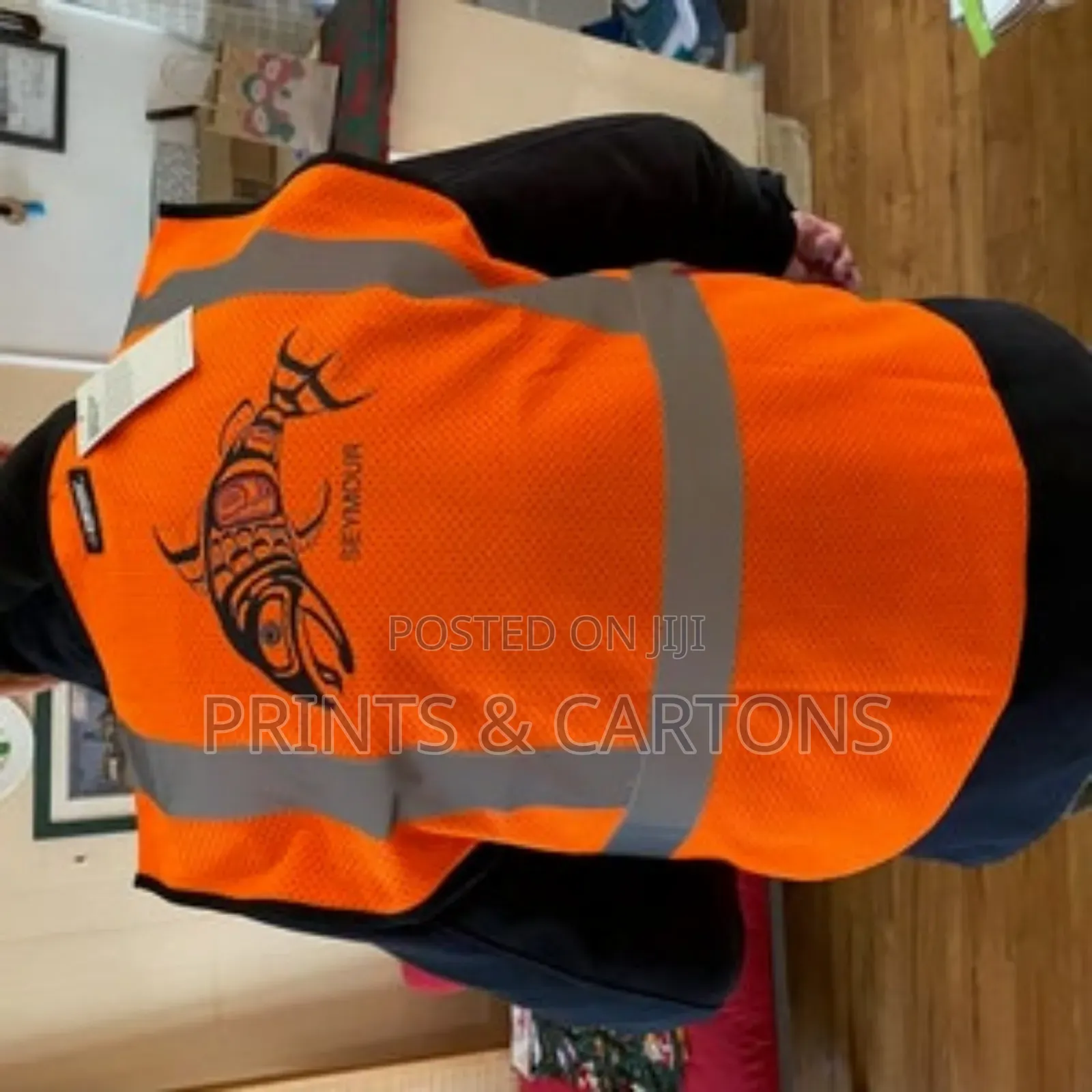 Safety Jacket Printing. KL