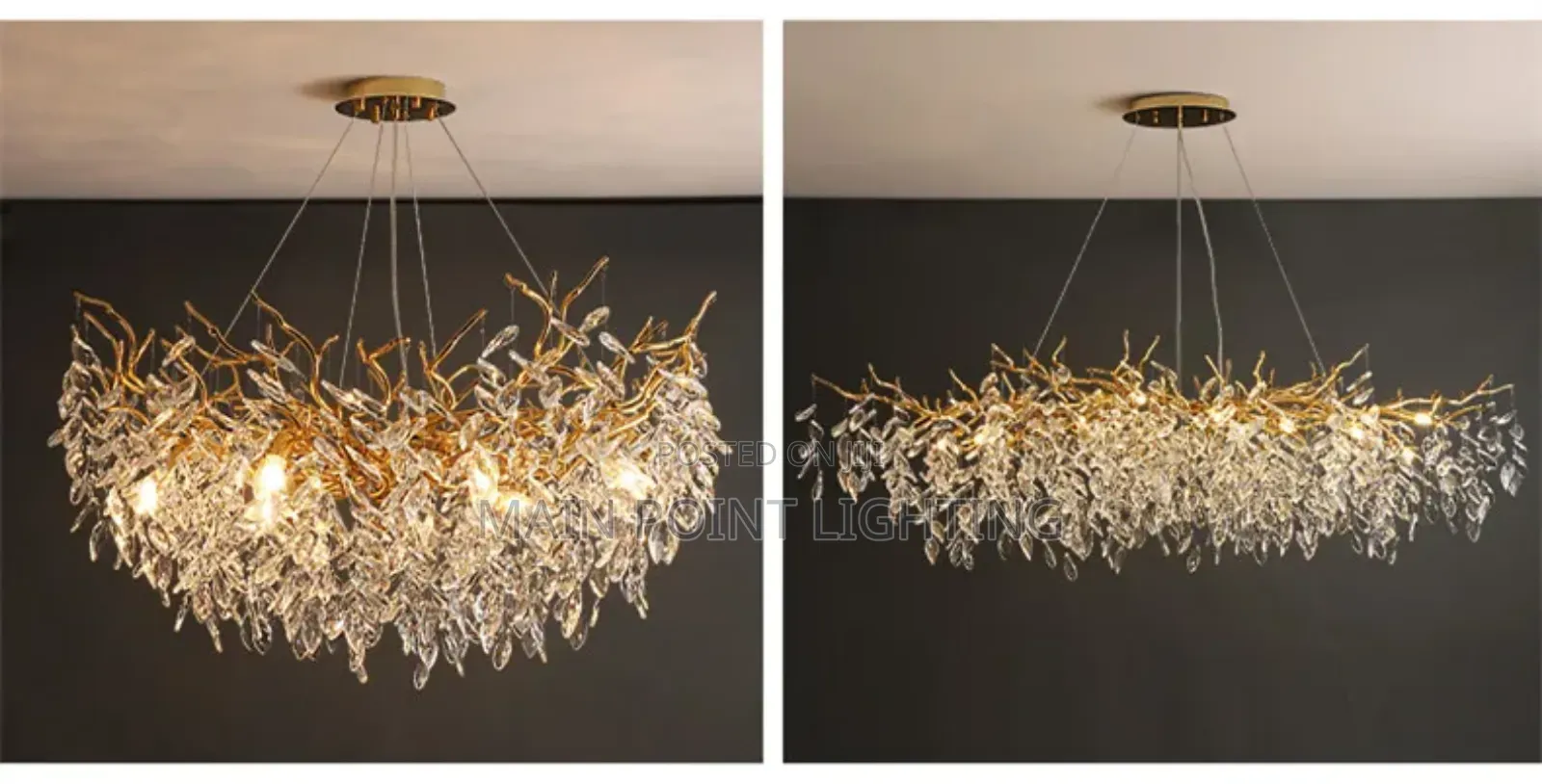Nordic Crystal Chandelier Light