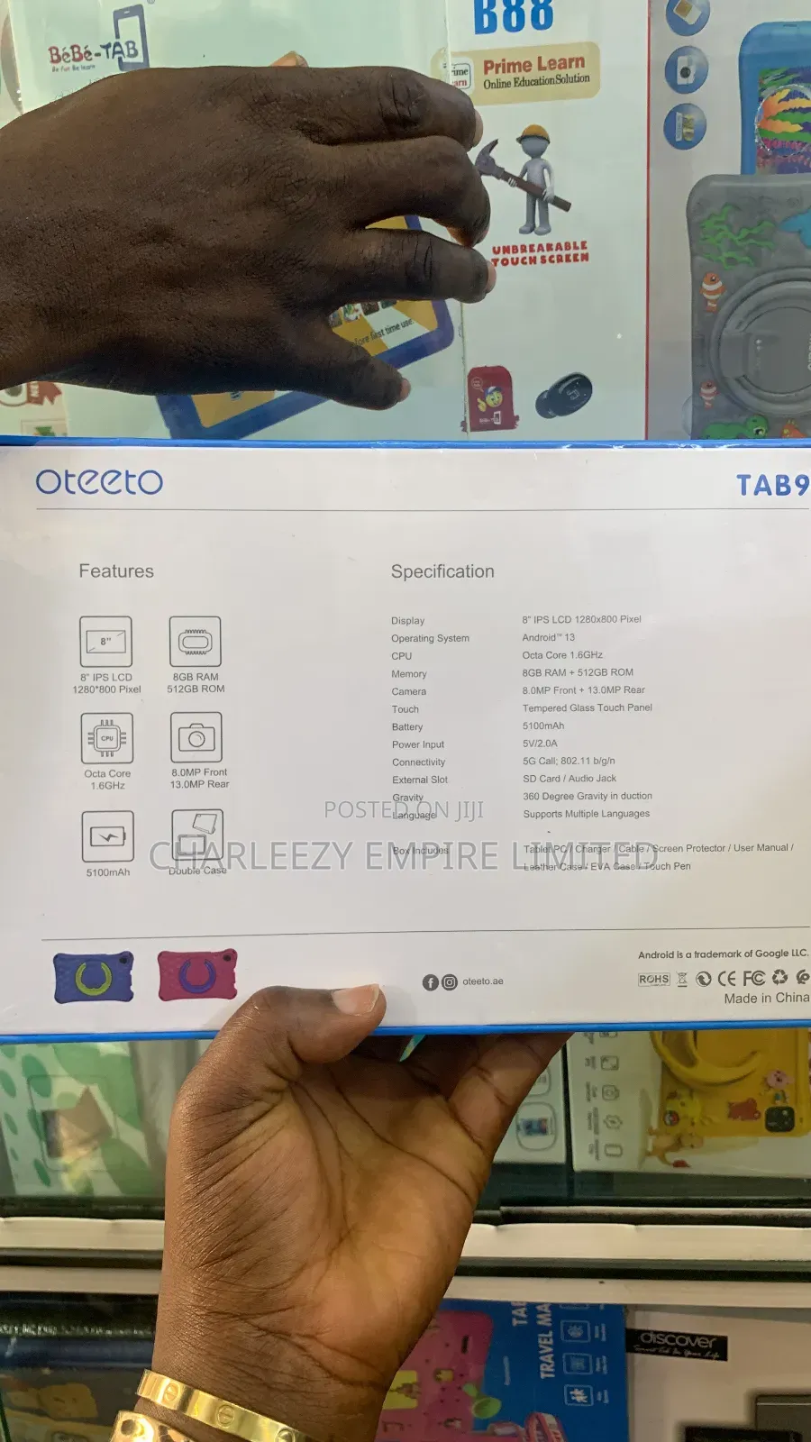 New Oteeto TAB 10 Kids 512 GB