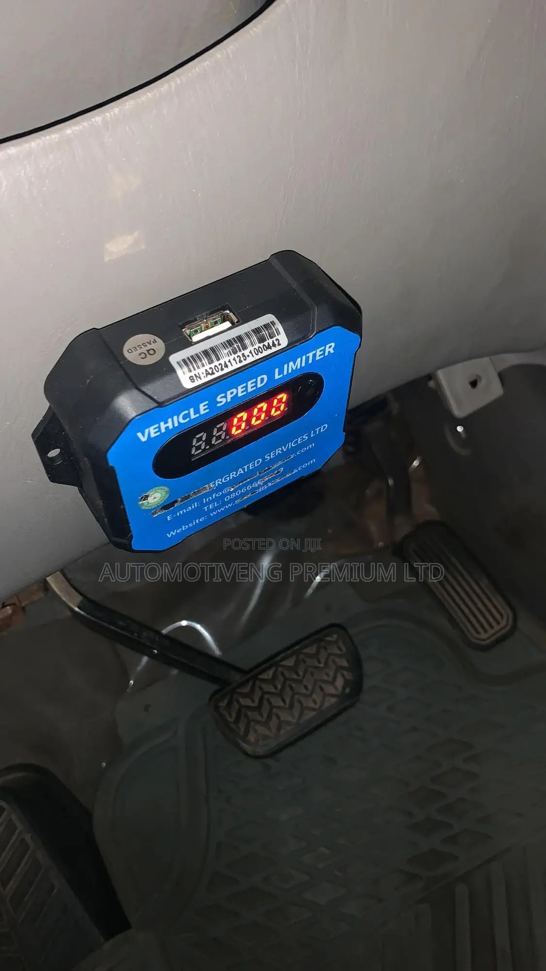 Installation Of GPS Speedlimiter Device With Certification