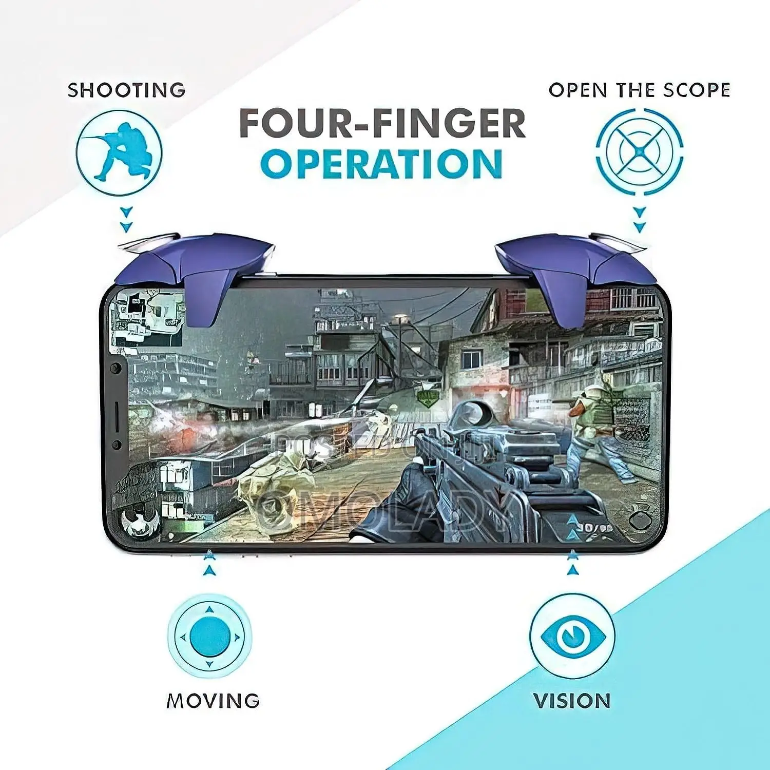 Mobile Phone Game Trigger for PUBG Gaming Controller