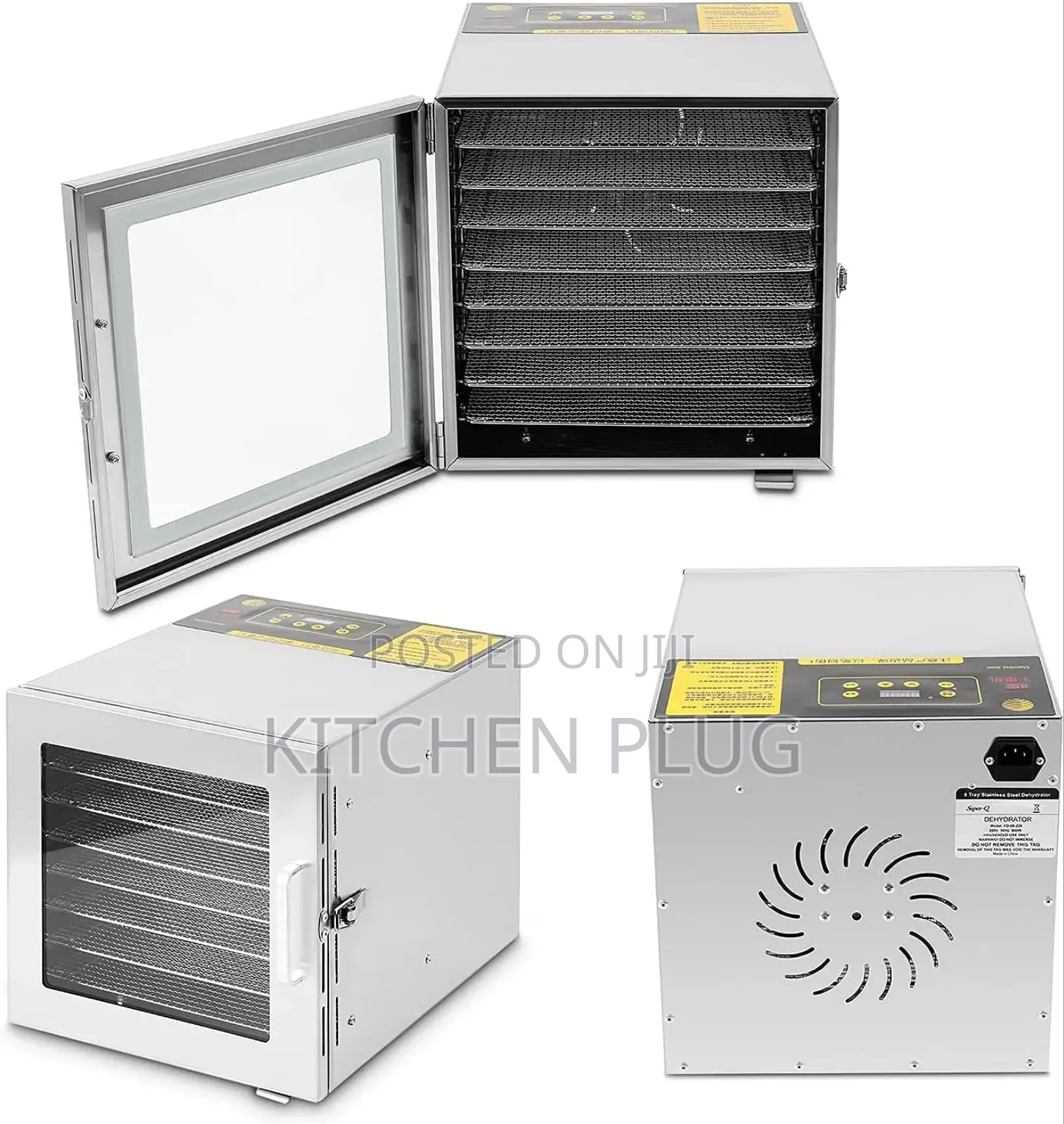 Food Dehydrator With 8 Trays for Commercial and Home Use