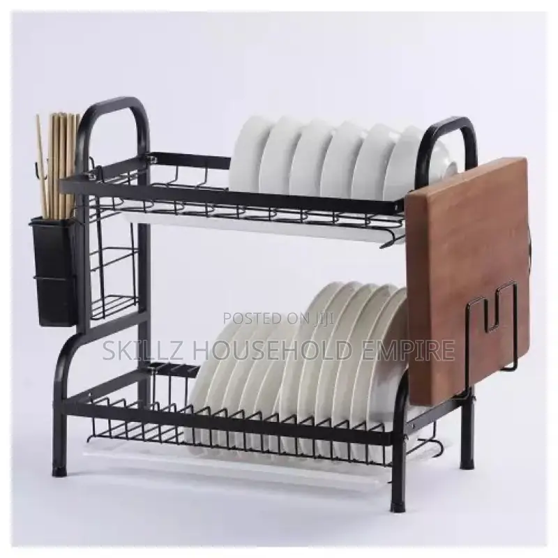 2 Tiers Plate Rack