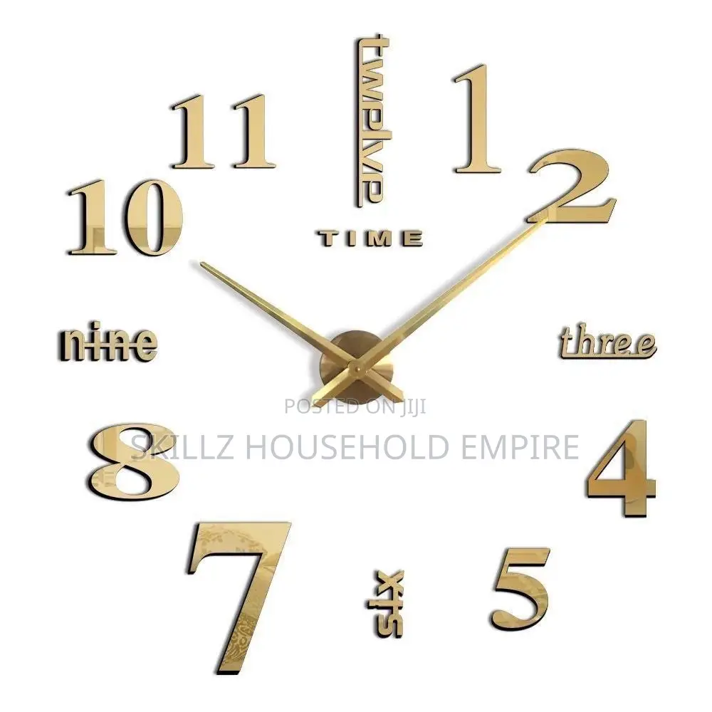 Modern Design Large DIY Clock