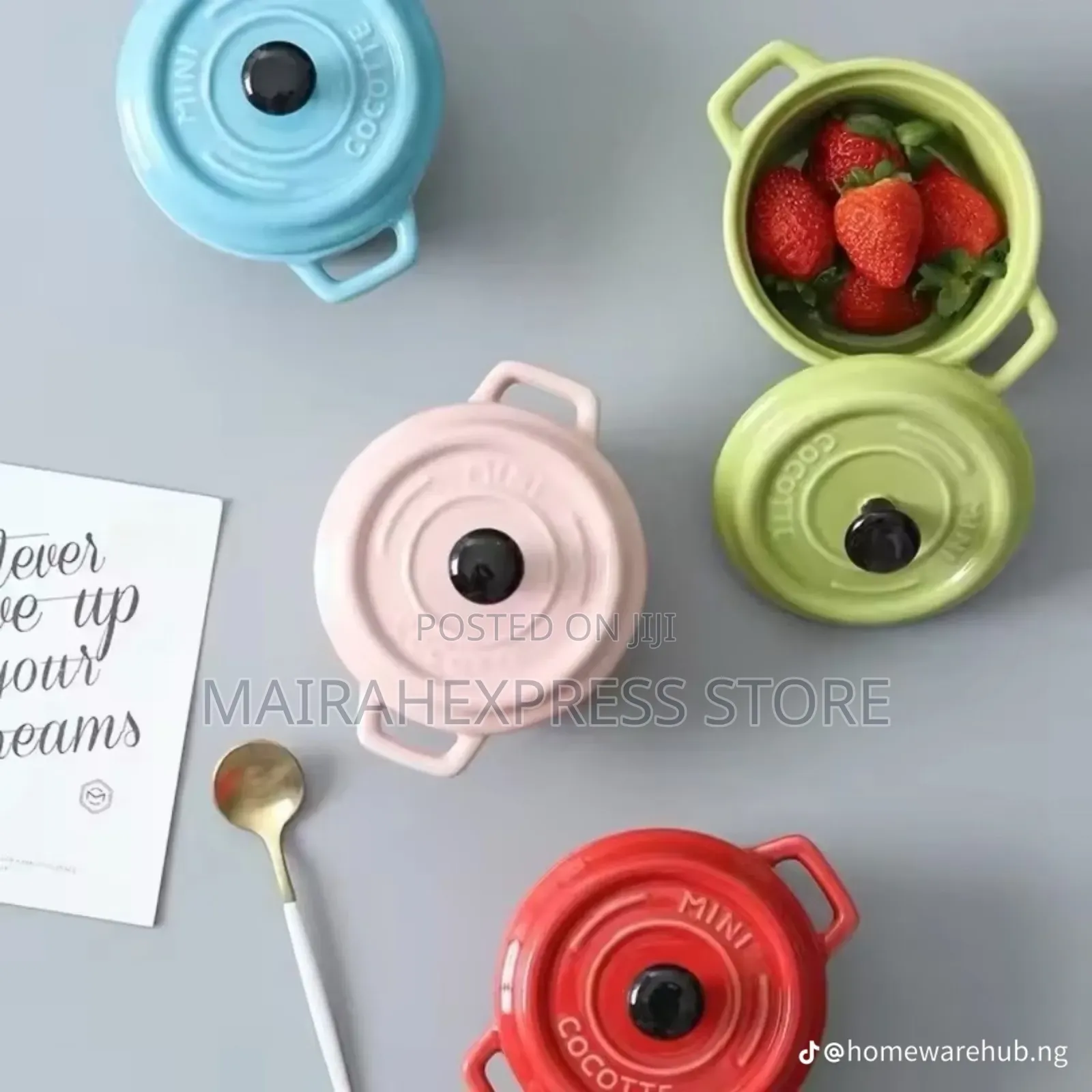 Mini Ceramic Bowl With Lid