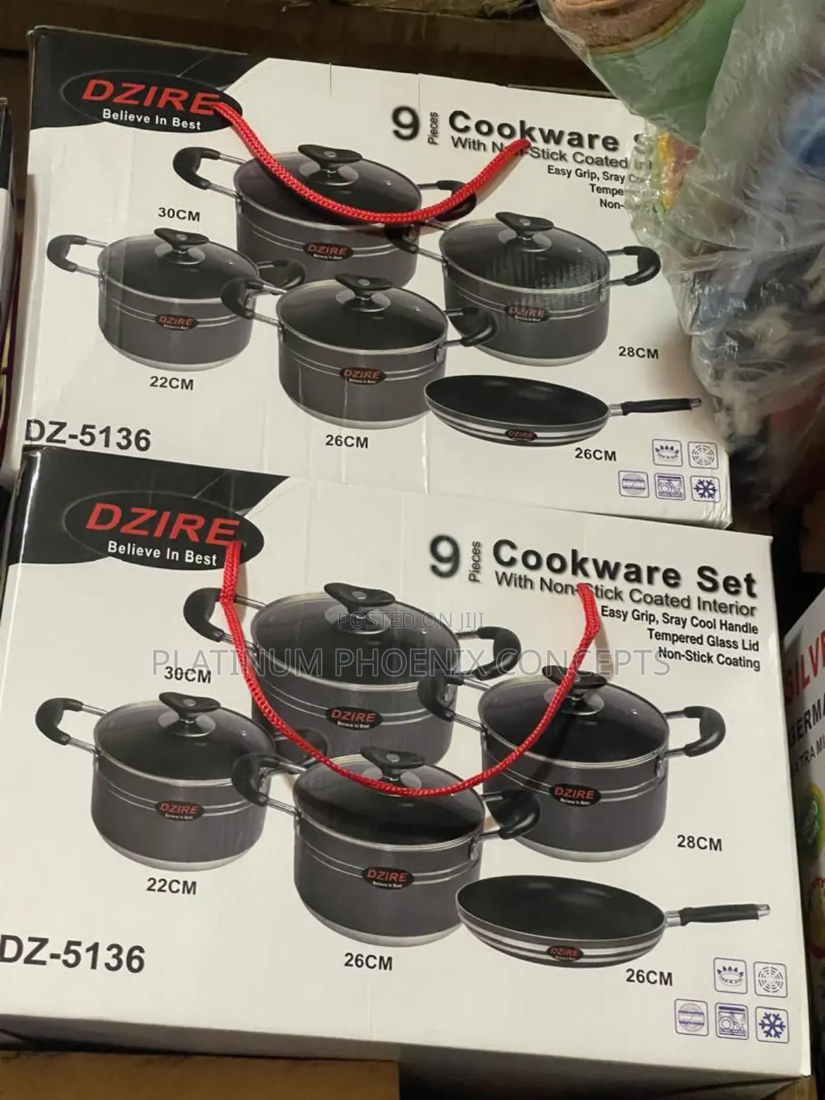 4pot and 1 Frying Non Stick