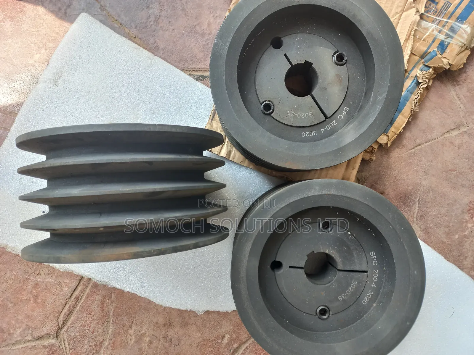 8" v Belt Pulley SPC 4 Grooves Industrial Spare Parts
