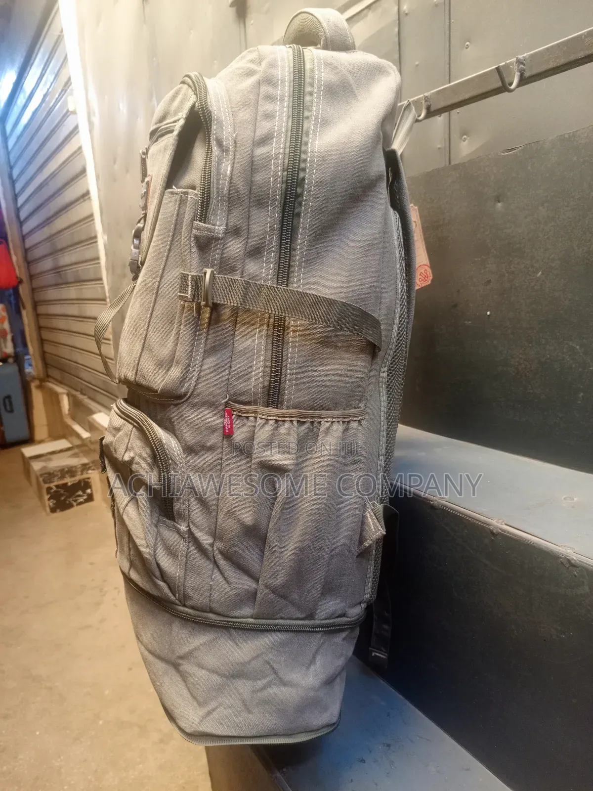 Biggest HP Jeans Bag With Expansion Zip