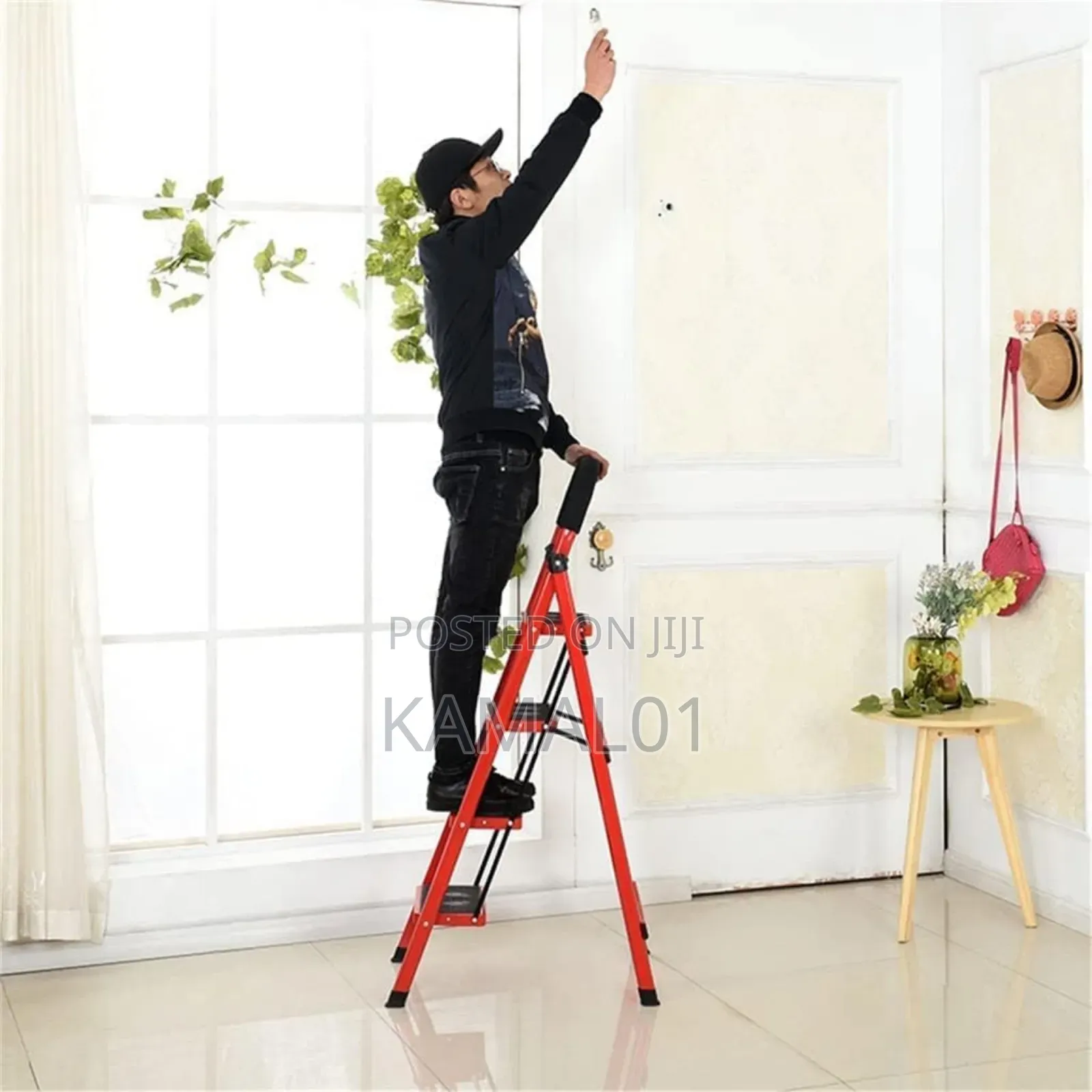 5-Step Quality Ladder Folding Step Stool Ladder for Adults