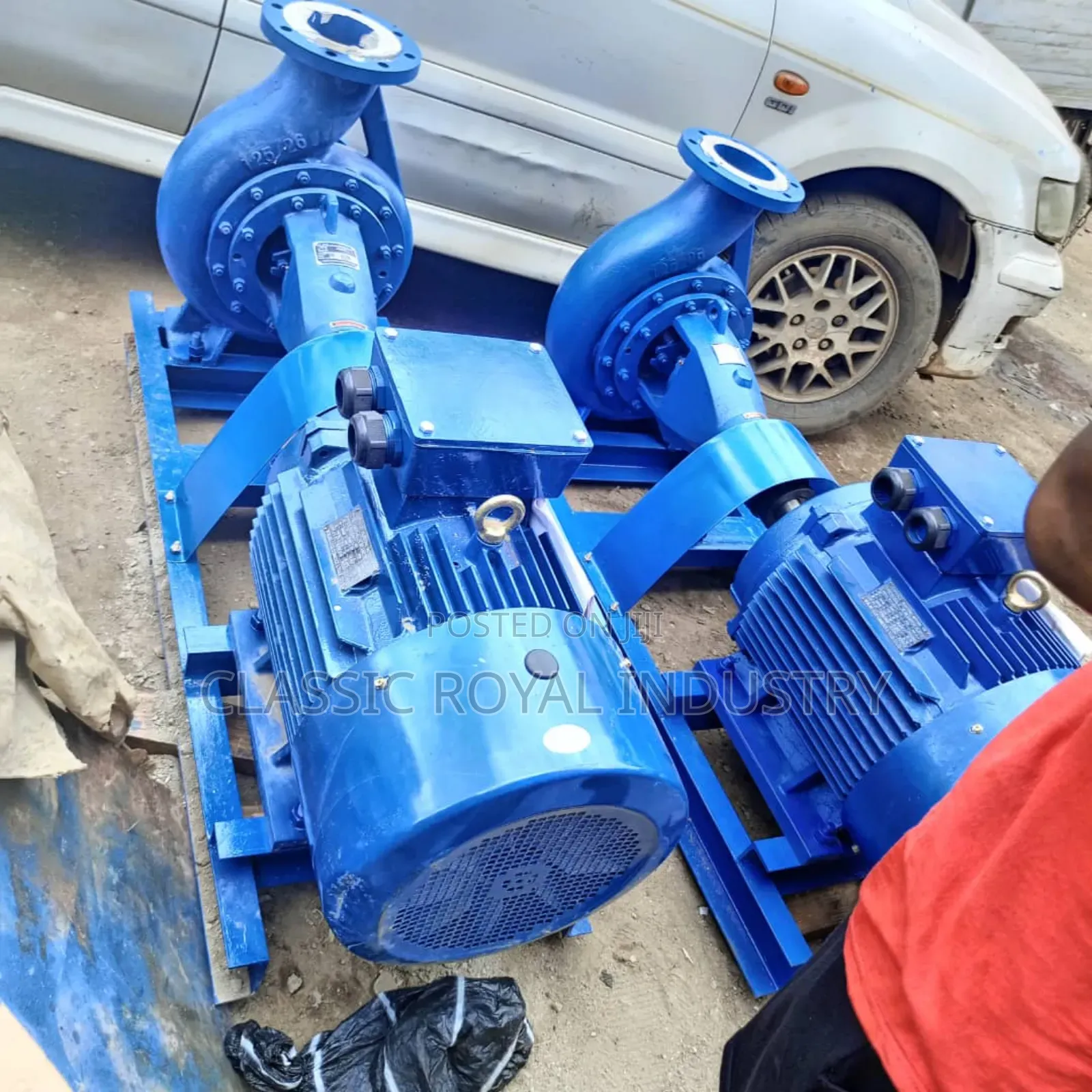50 HP Industrial Water Pump 4 by 3 Inches