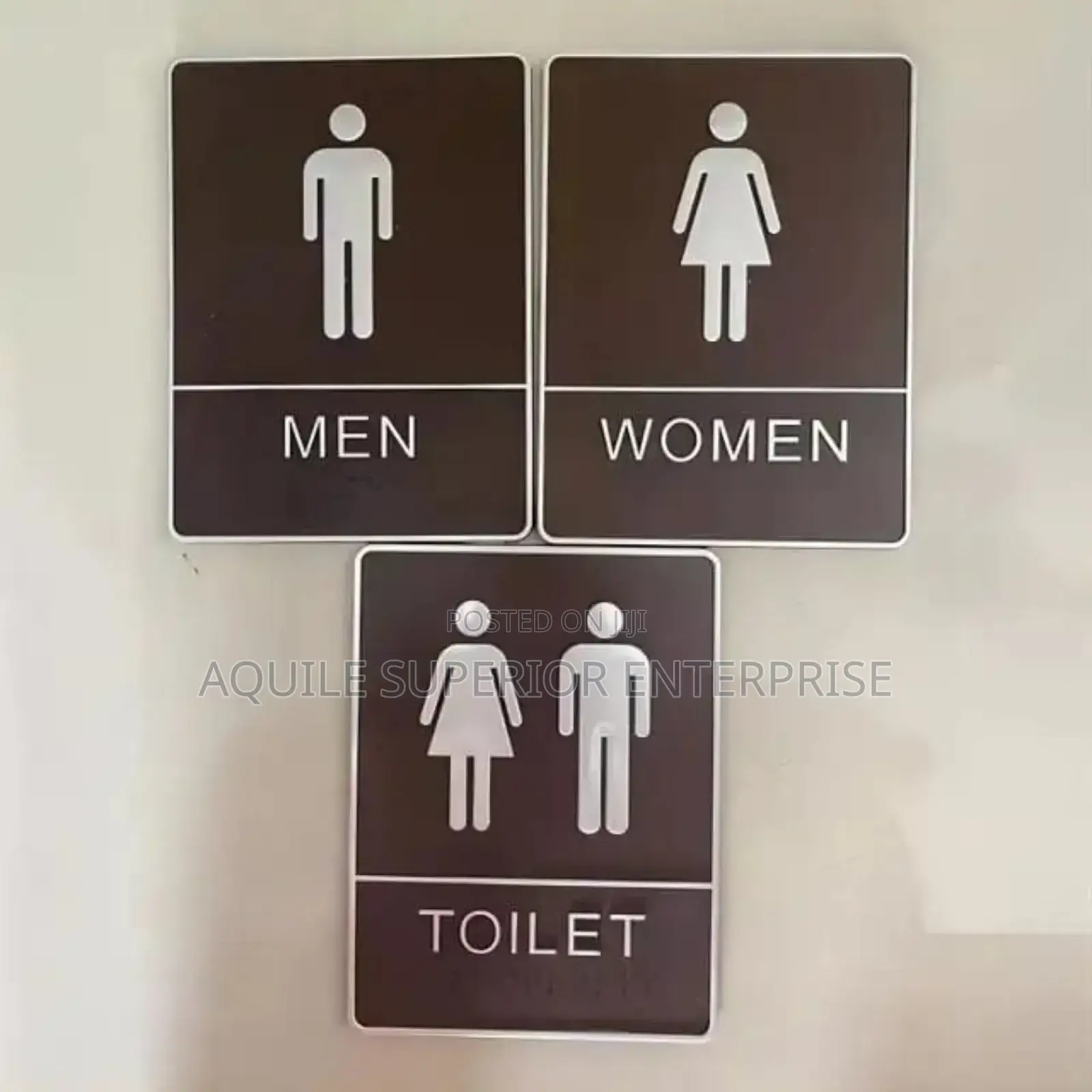 Unisex Bathroom Signs
