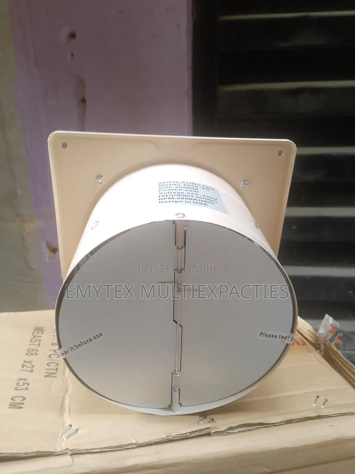 Metal Ventilator High Speed Fan 200mm 8inches