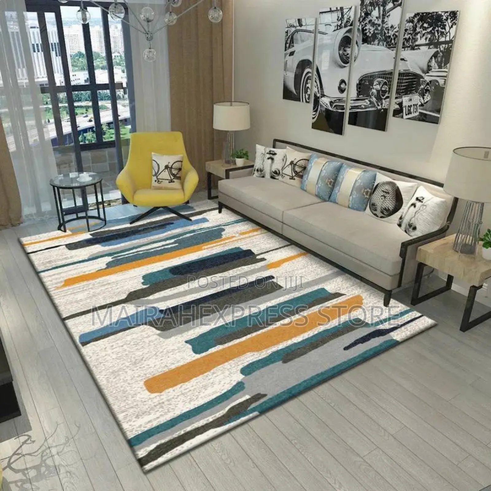 Living Room Center Rug
Size: 6ft X 5ft (180cm X 150cm