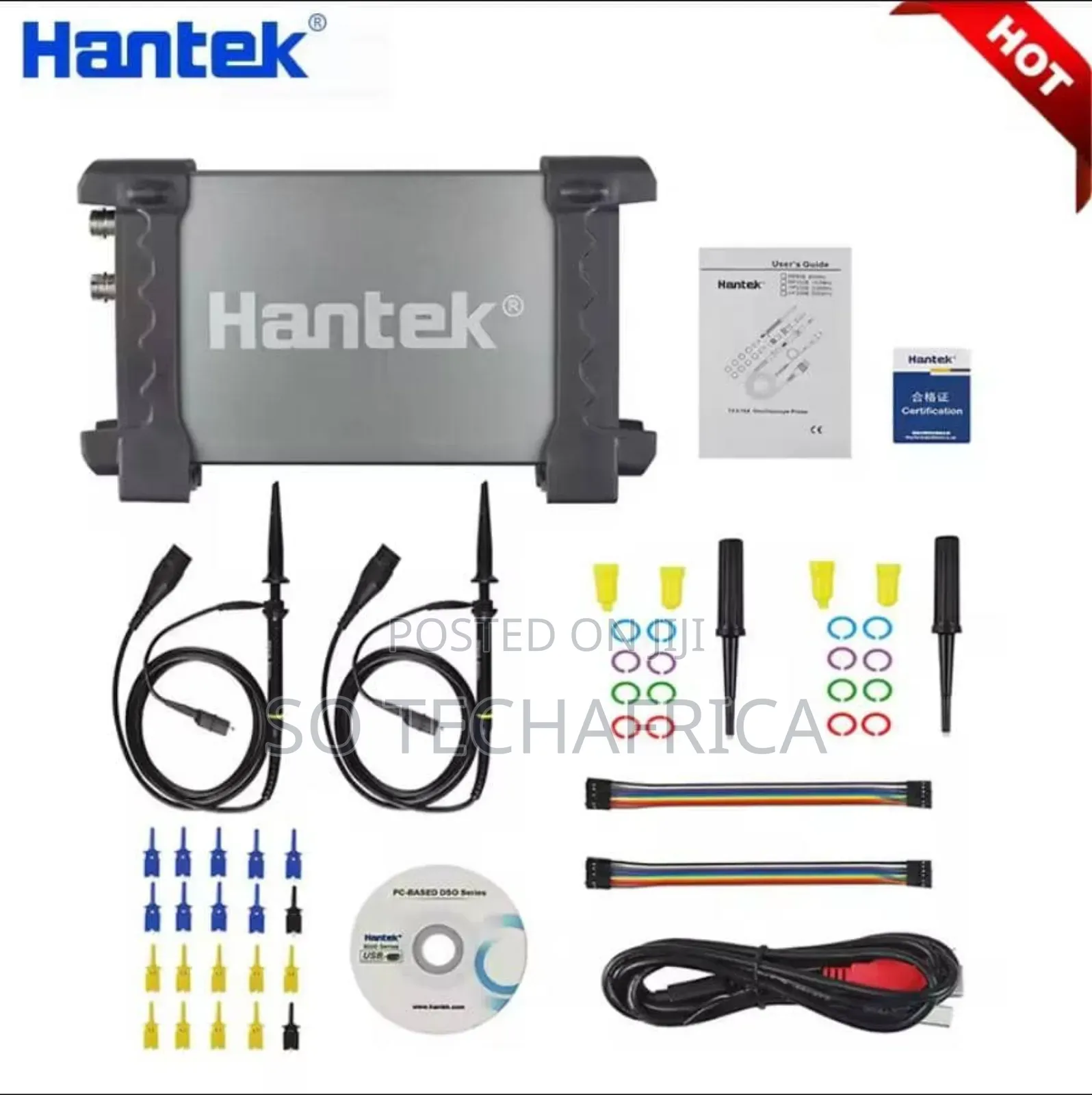 Hantek 6022BE PC Oscilloscope 2chanel Bandwidth:20mhz-200mhz
