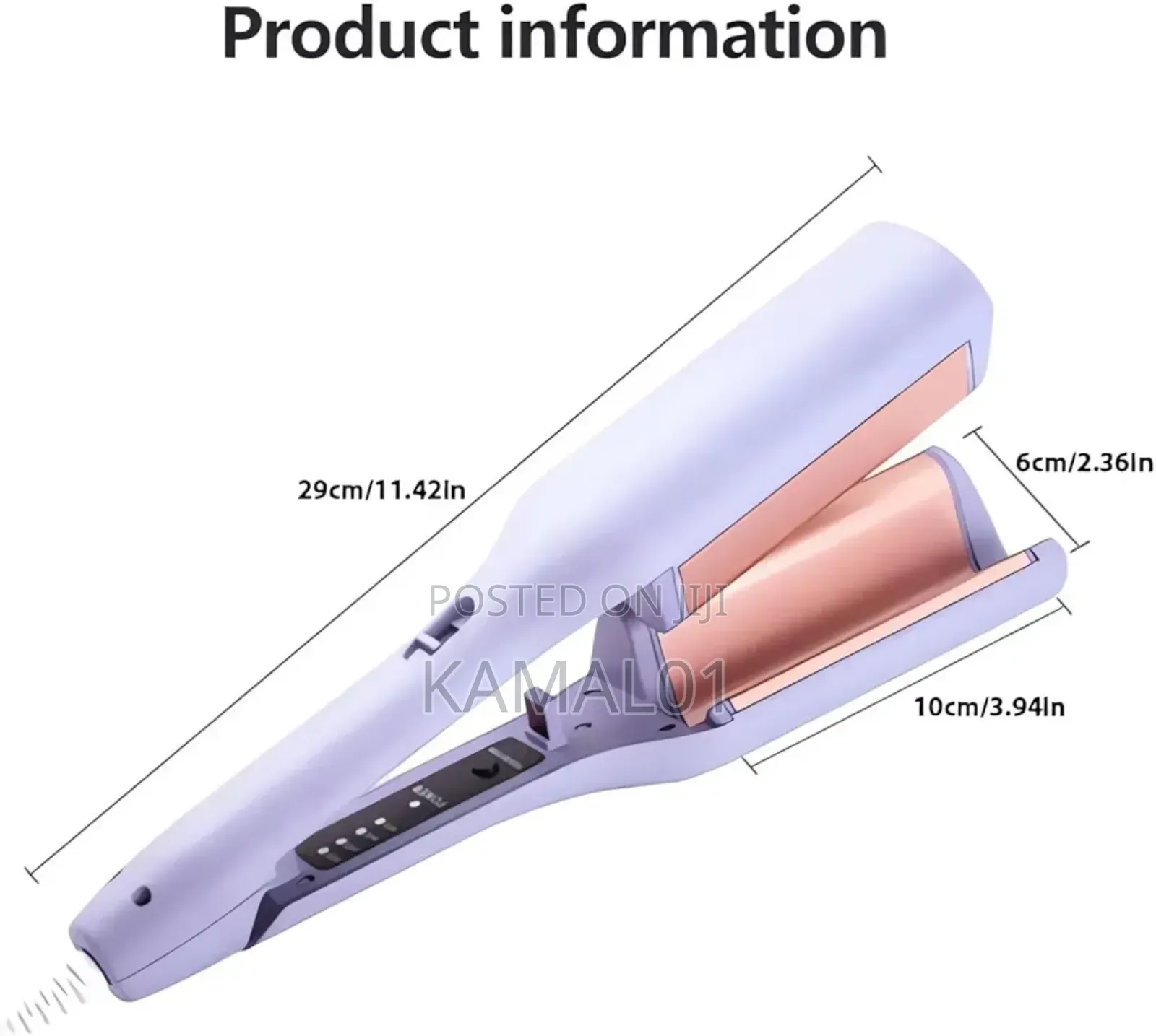 Wave Curling Iron for Long Short Hair