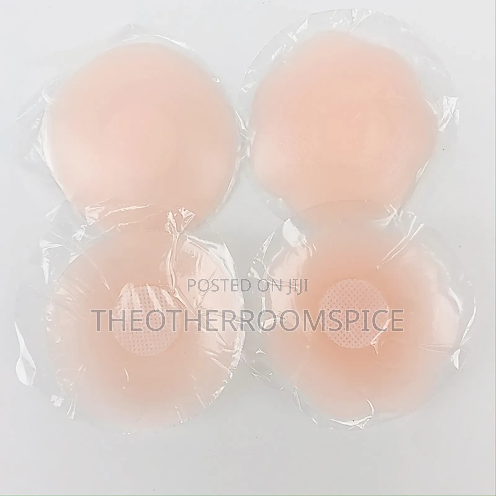 1 Pair Reusable Adhesive Silicone Invisible Nipple Cover