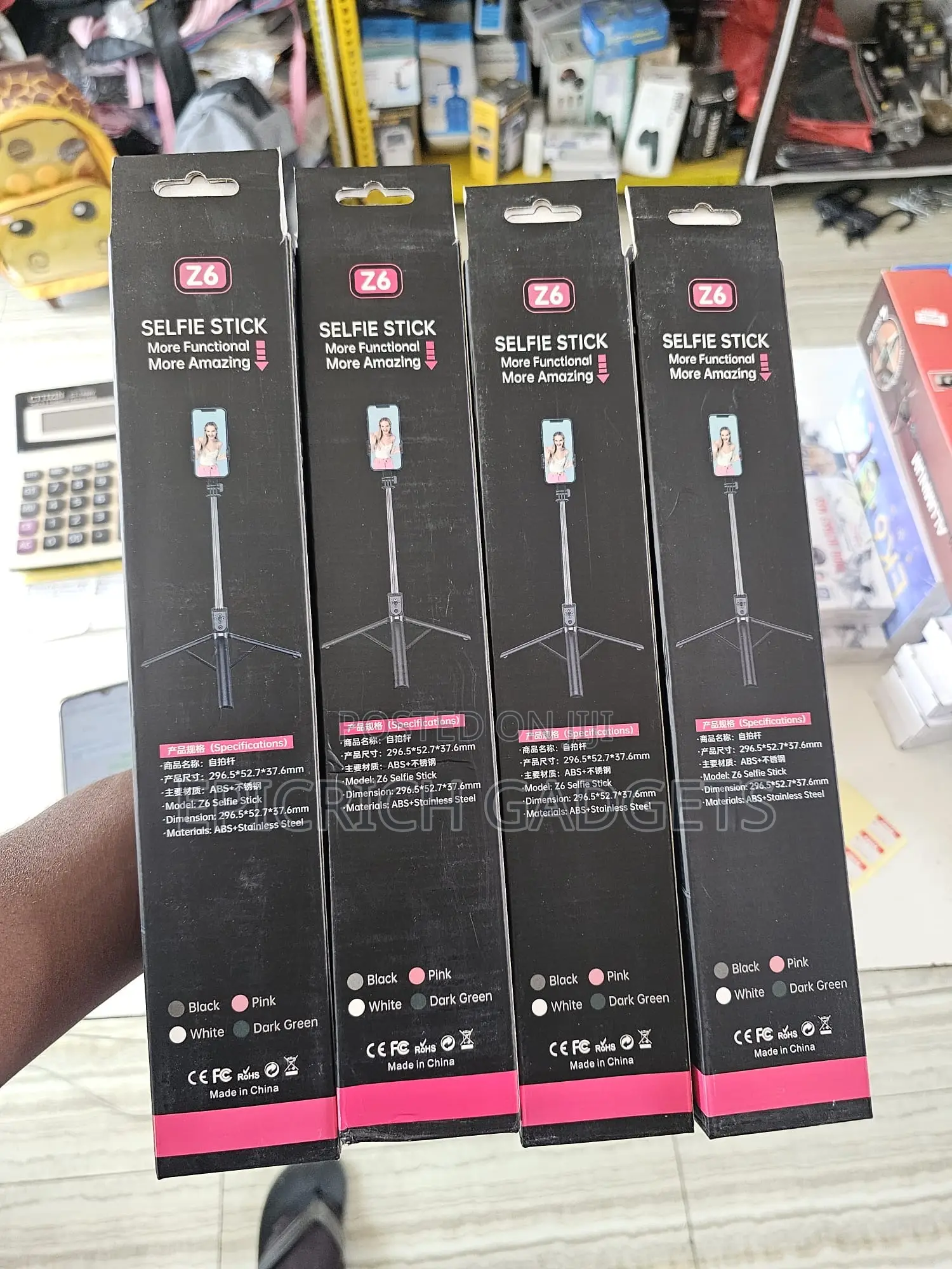 Z6 Phone Selfie Stick/Tripod Stand