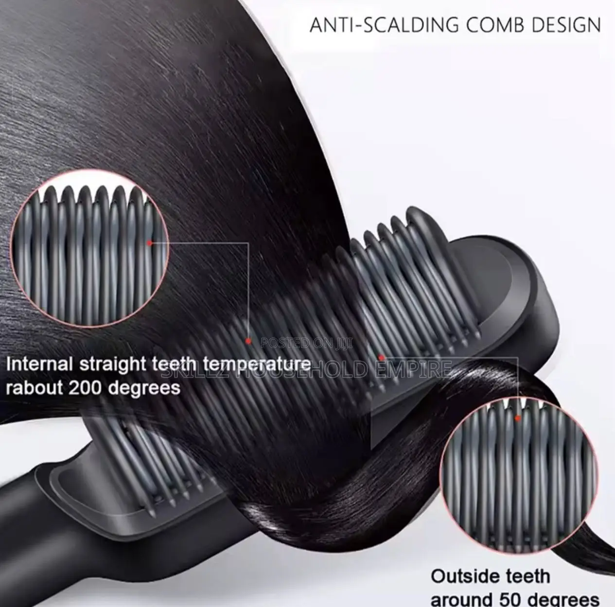 Electric Hot Comb Straightener