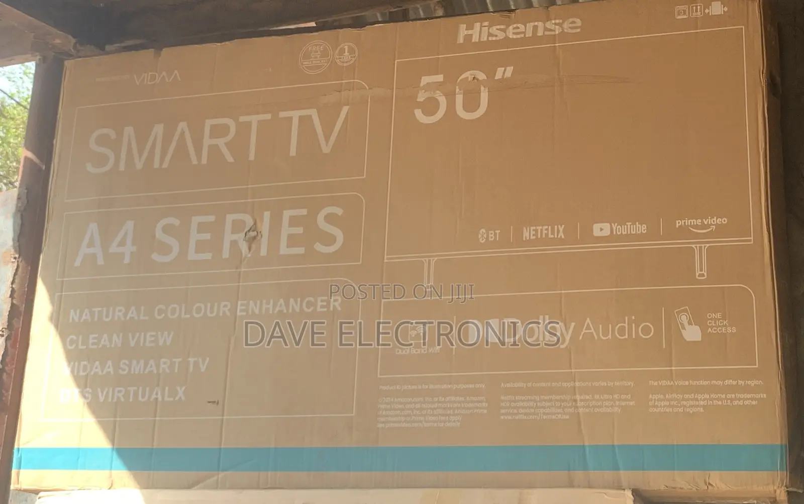 Hisense Framless Smart Tv 50 Inches