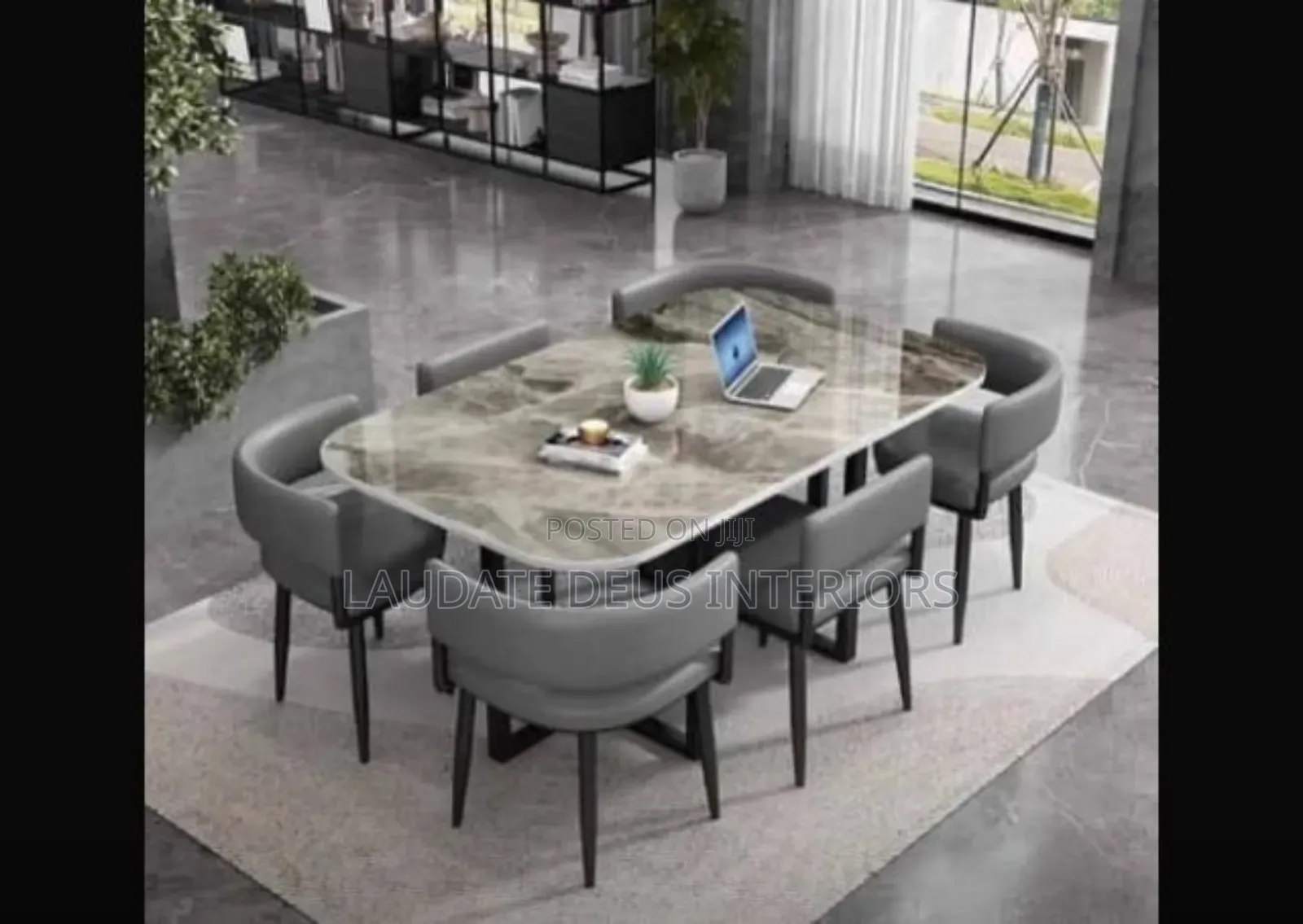 6 Seater Marble Dining