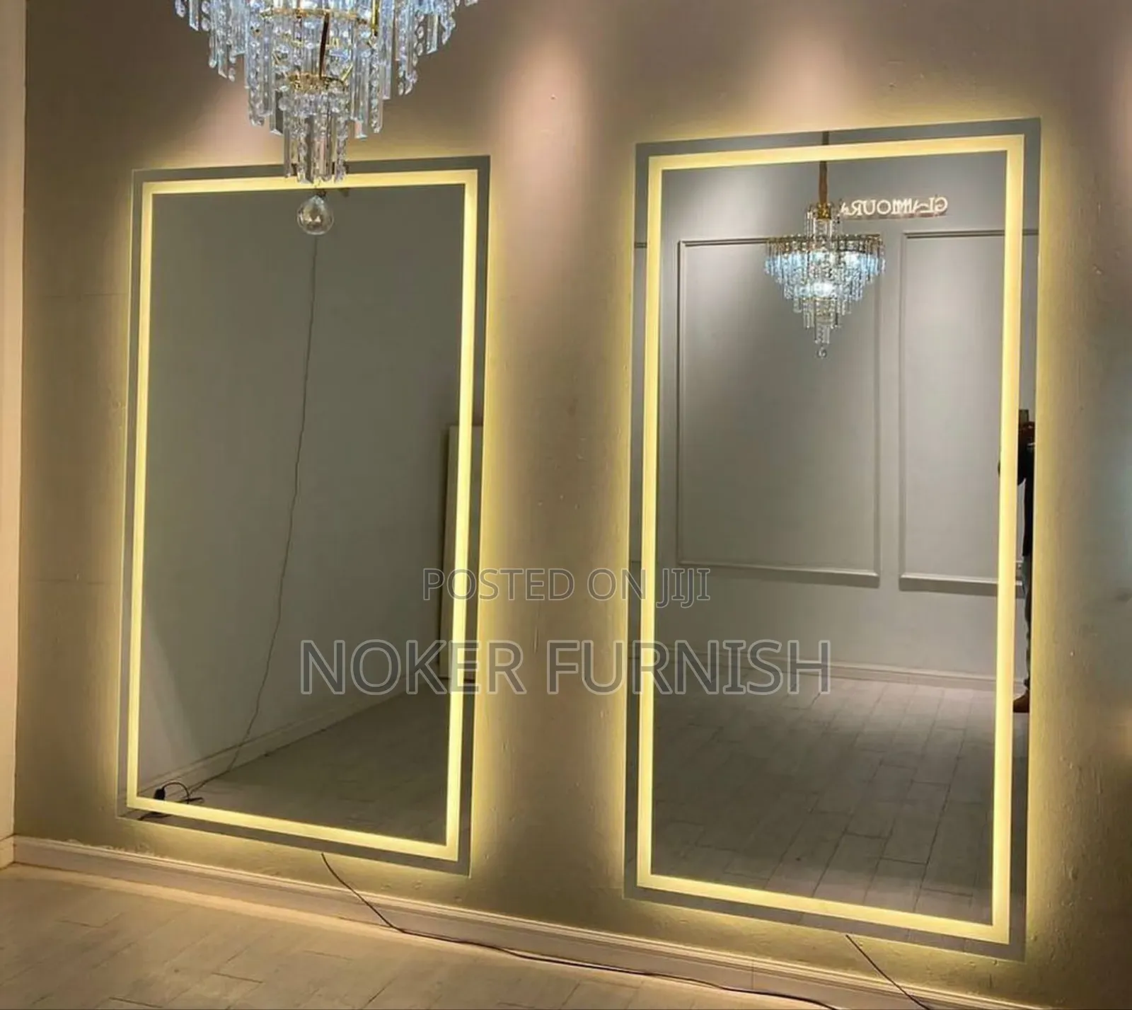 Wall Mirror With Led Lights