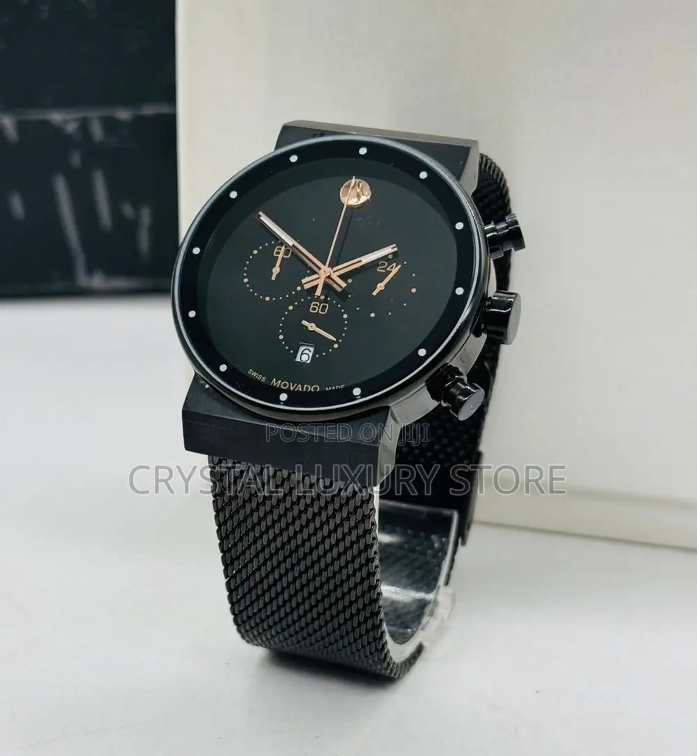 Movado Quality Luxury Men Chain Wristwatch