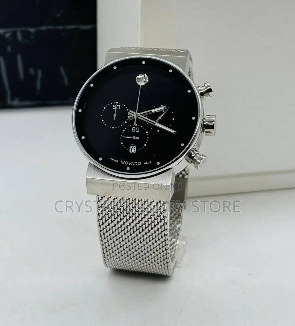 Movado Quality Luxury Men Chain Wristwatch