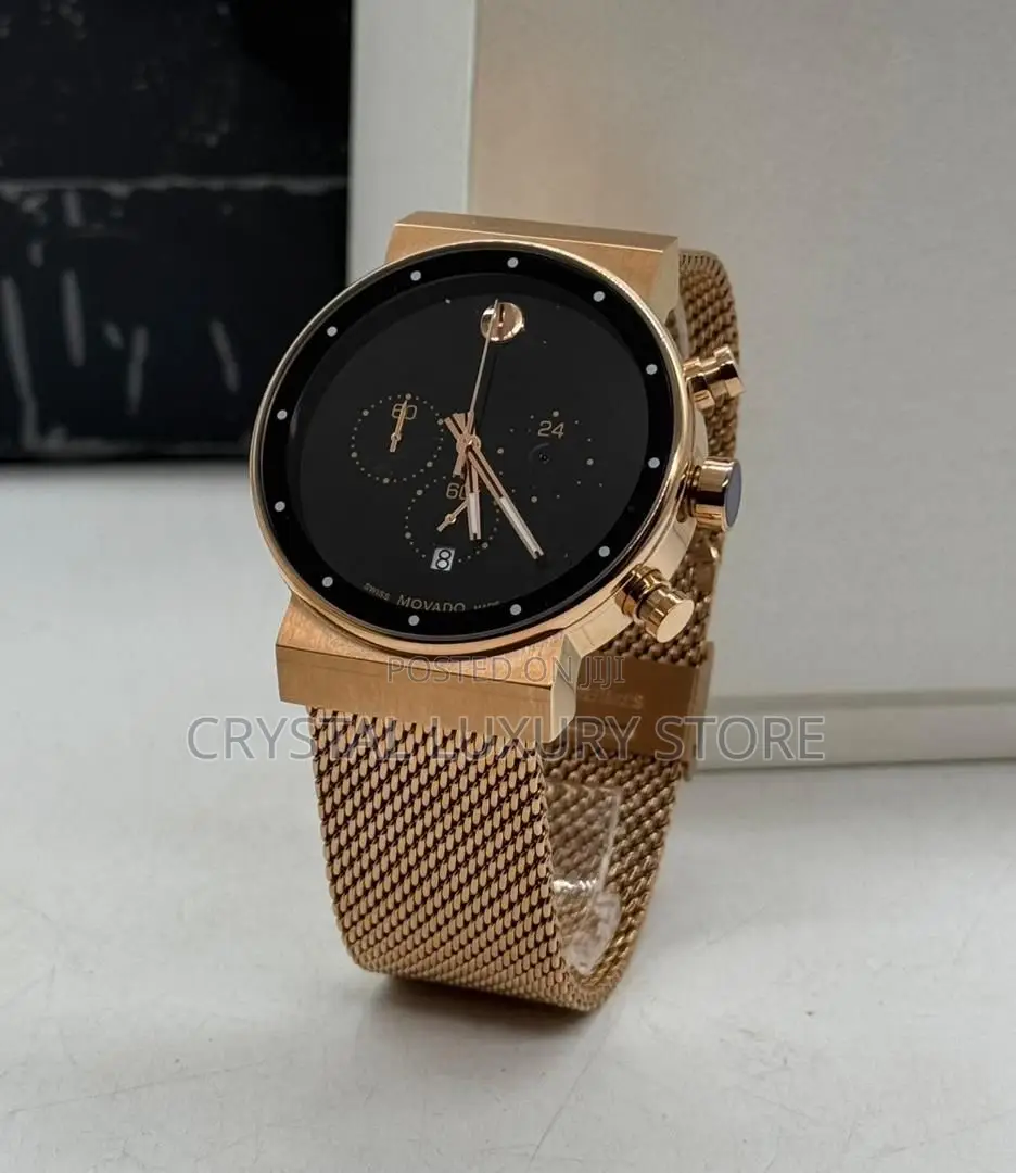 Movado Quality Luxury Men Chain Wristwatch