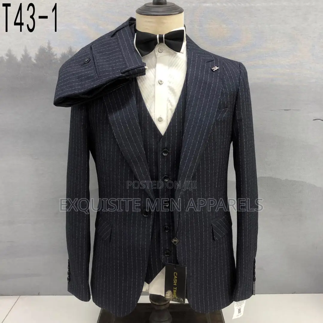 Quality Plaid Checked Turkish Wide Lapel Business Men’S Suit