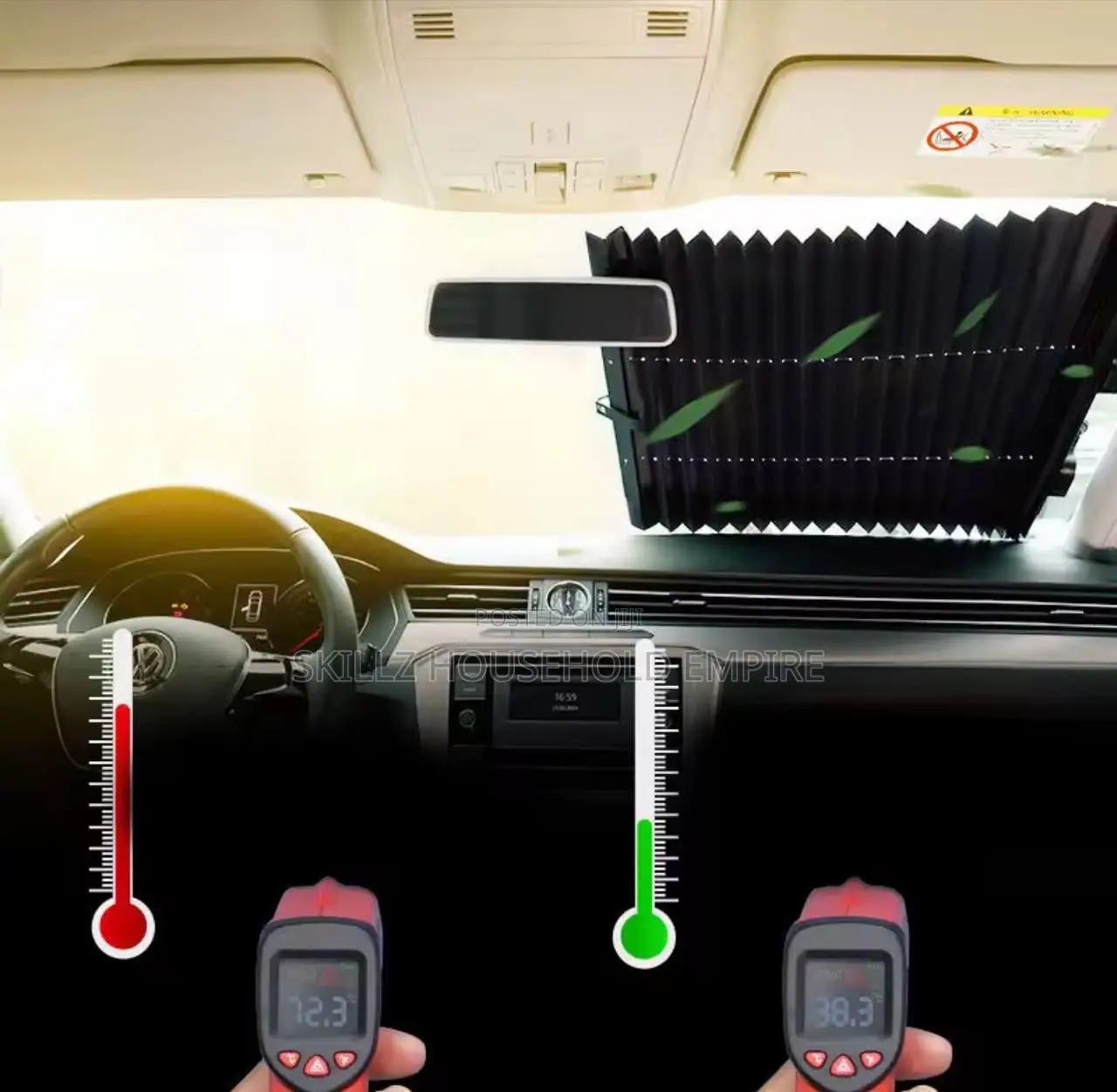 Car Window and Windscreen Sunshade