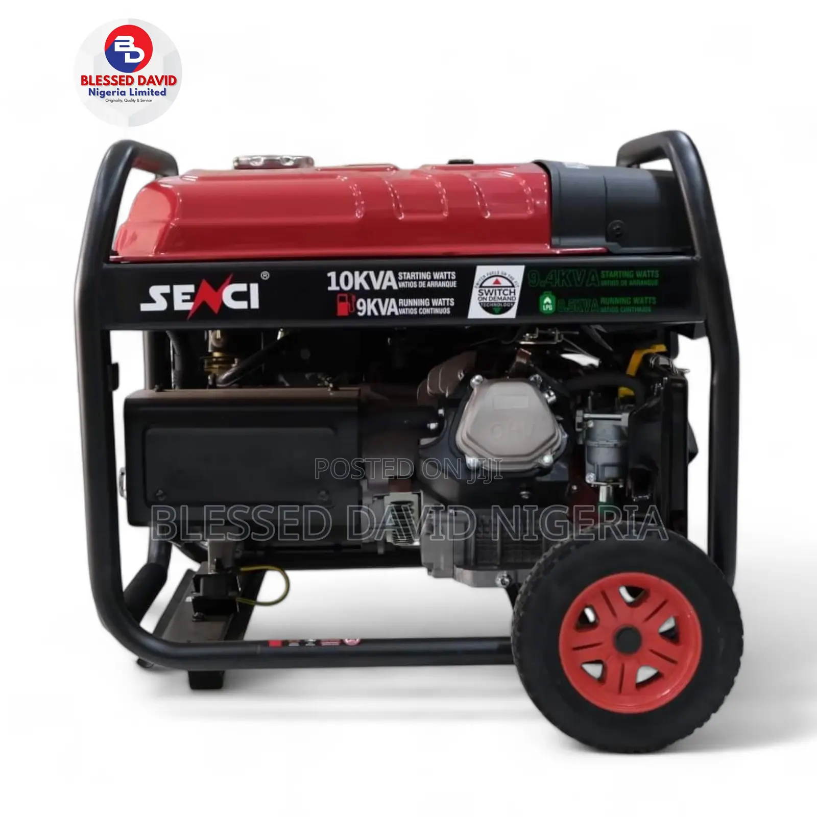 Senci Sc12000ed 9kva Dual Fuel Portable Generator
