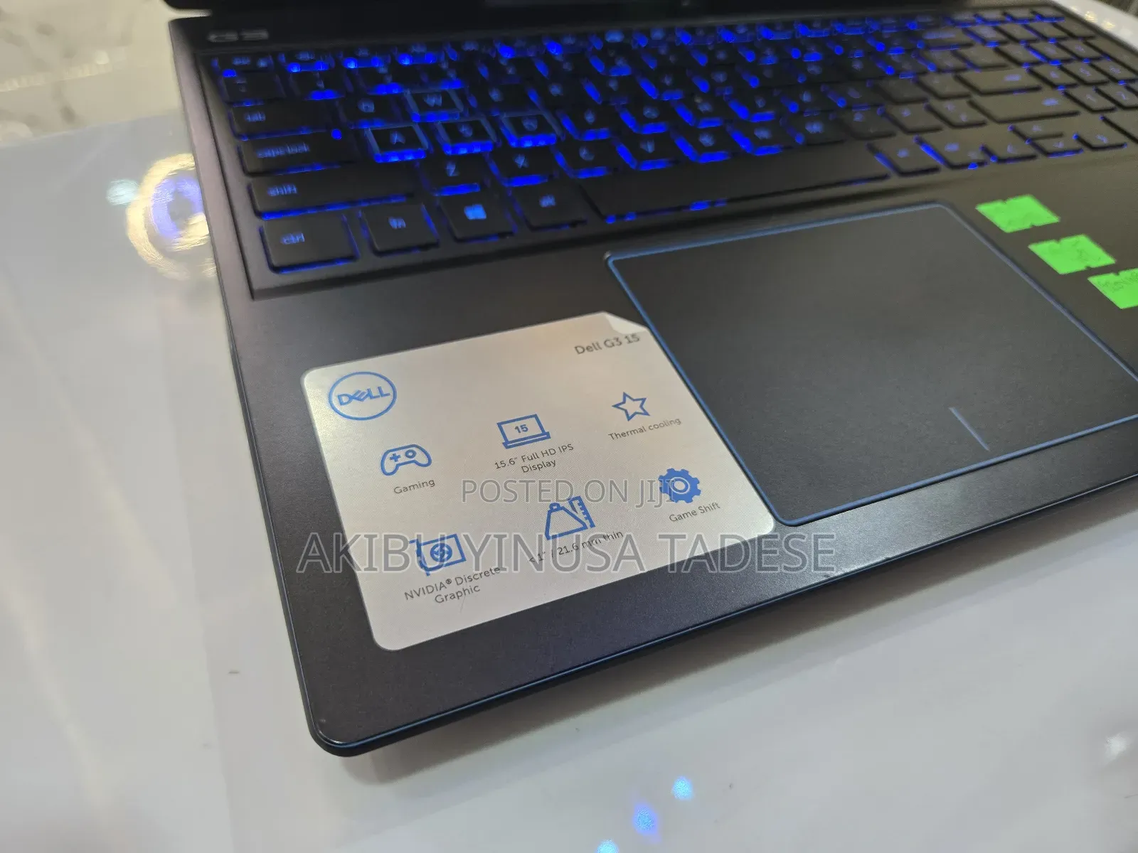 Laptop Dell G3 15 3590 16GB Intel Core I7 SSD 512GB
