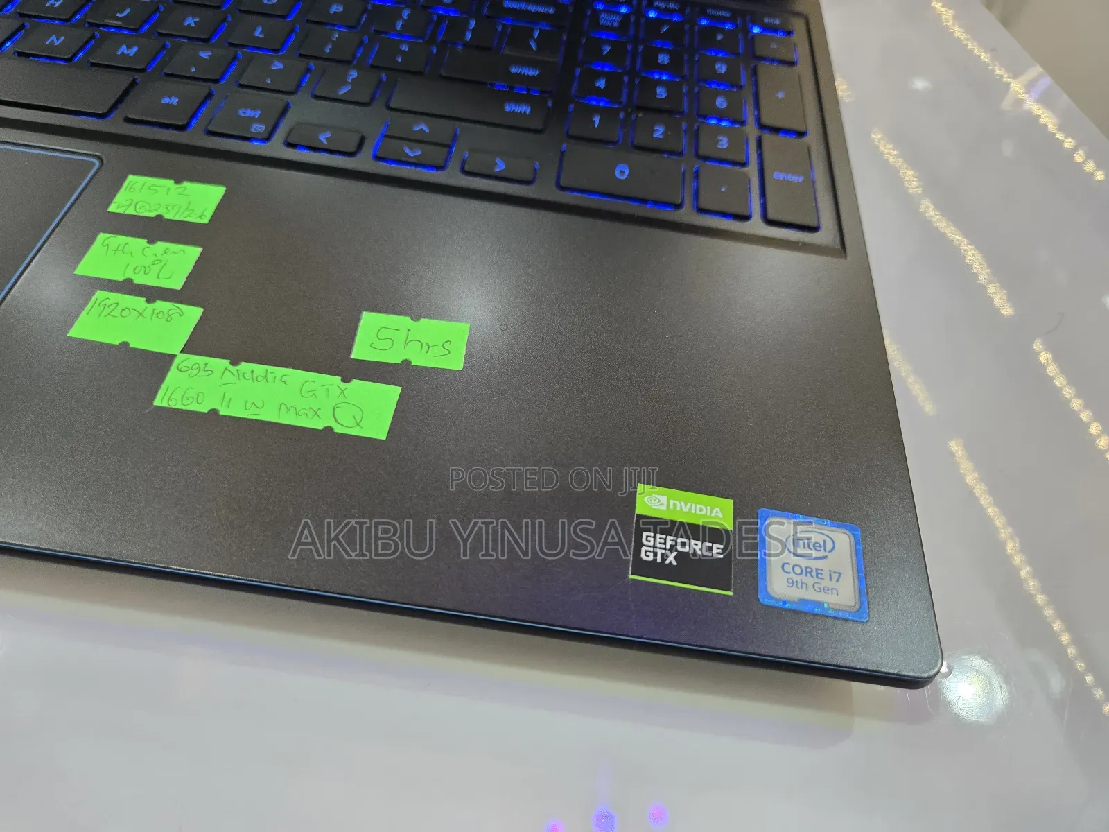 Laptop Dell G3 15 3590 16GB Intel Core I7 SSD 512GB