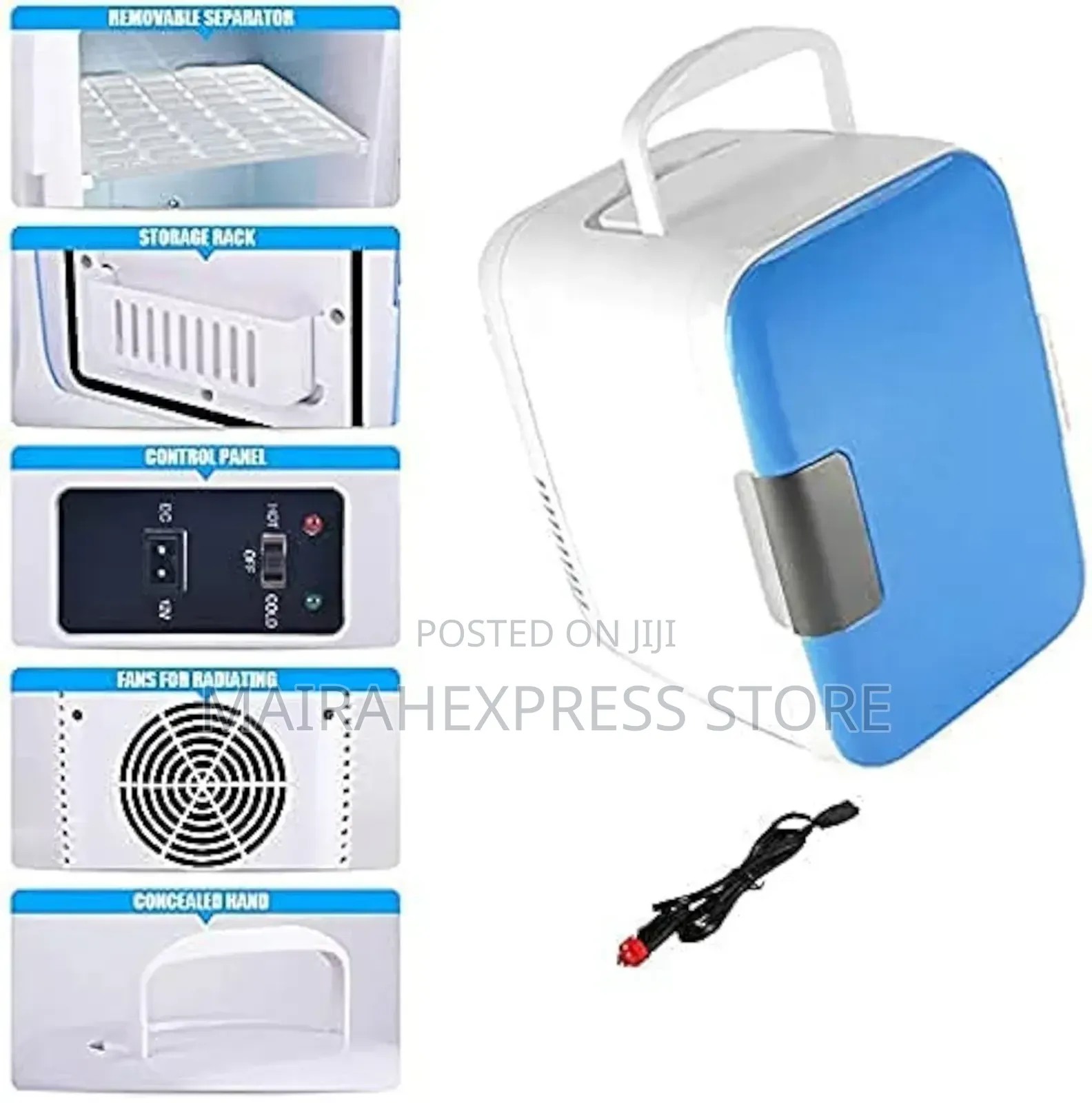 4l Large Capacity Car Mini Refrigerator