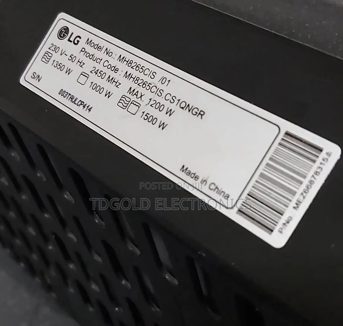 The Lg 42l Inverter Microwave and Grill