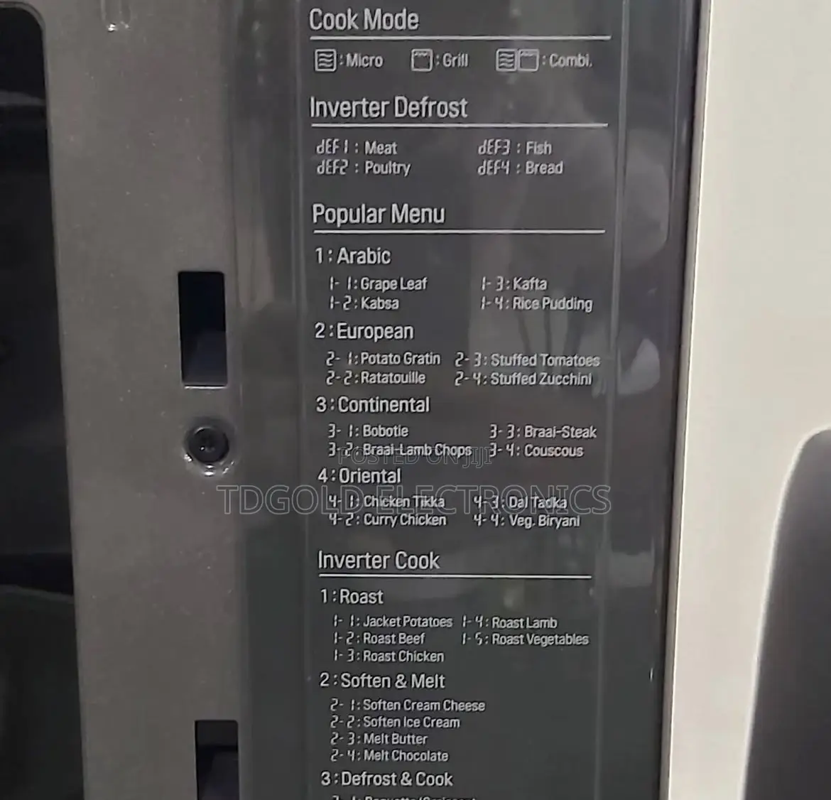 The Lg 42l Inverter Microwave and Grill