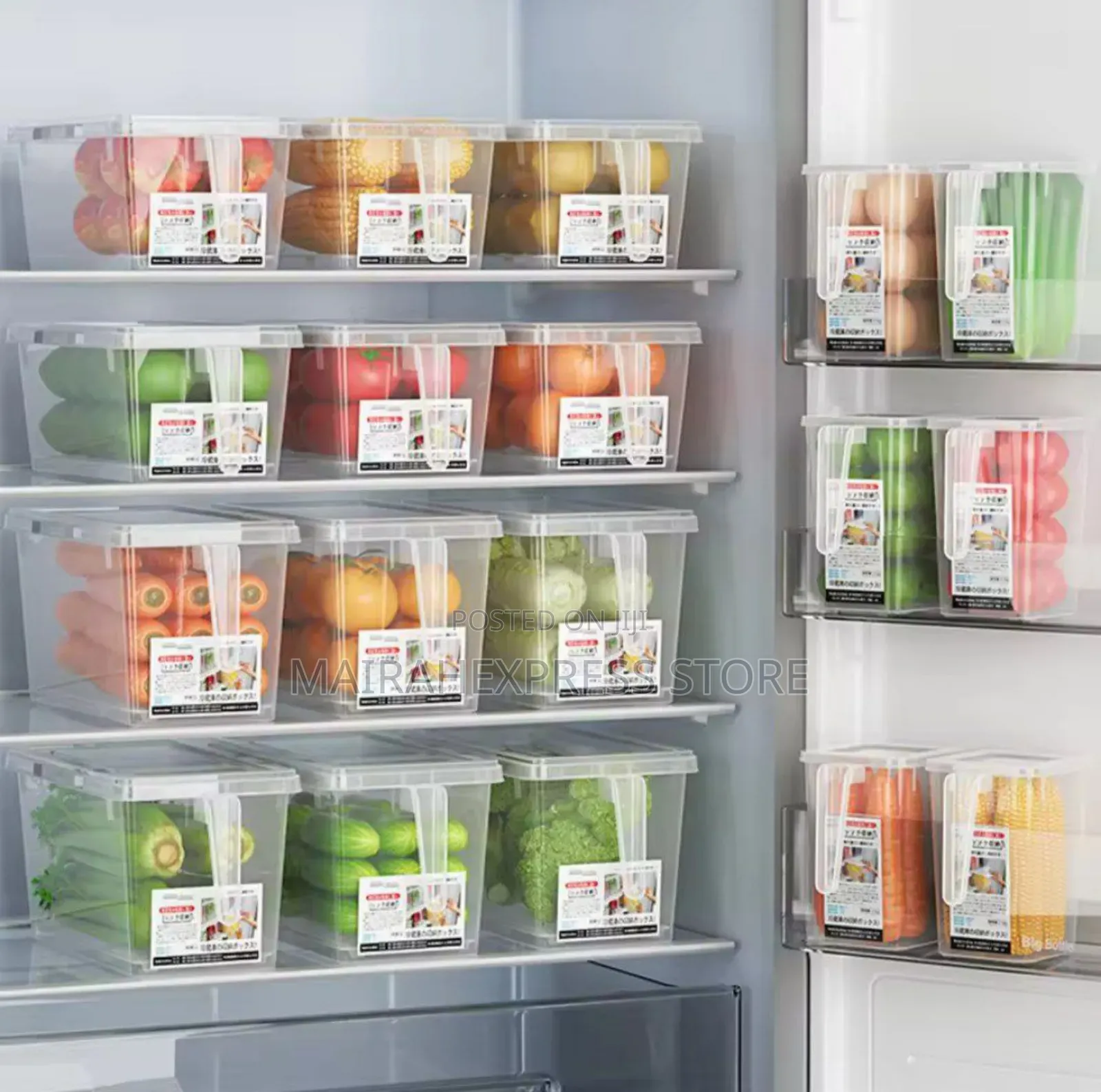 5pcs Large Capacity Fridge Storage Box With