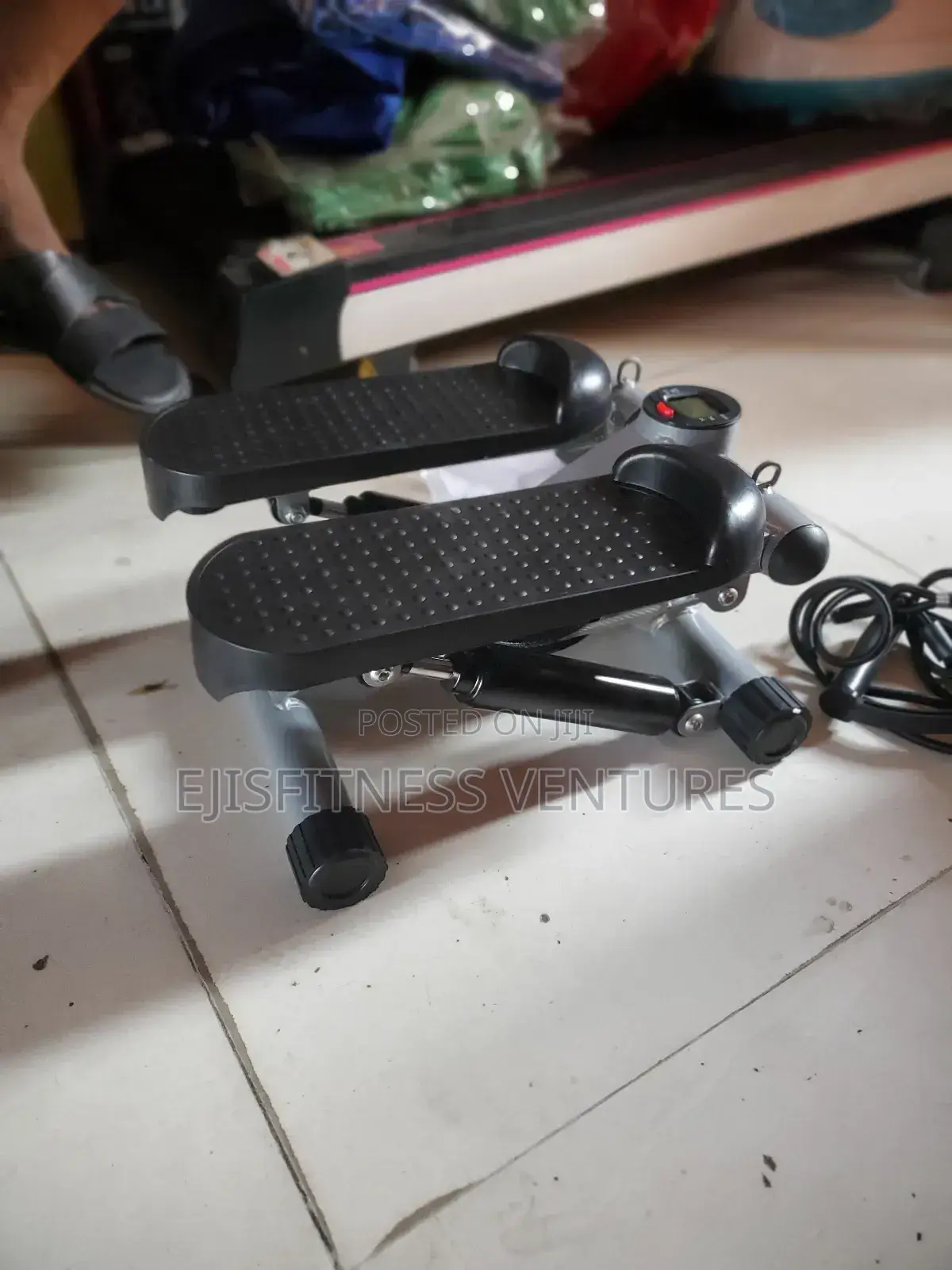 Mini Stepper With Ropes and Digital Meter