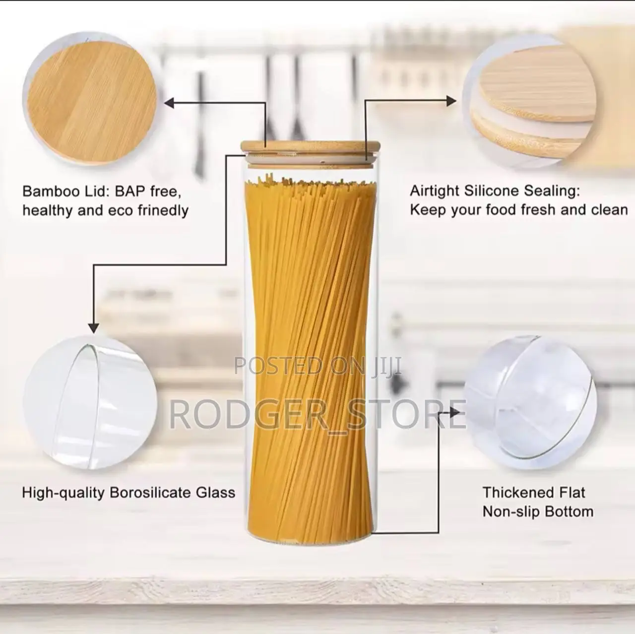 Glass Storage Containers 71oz