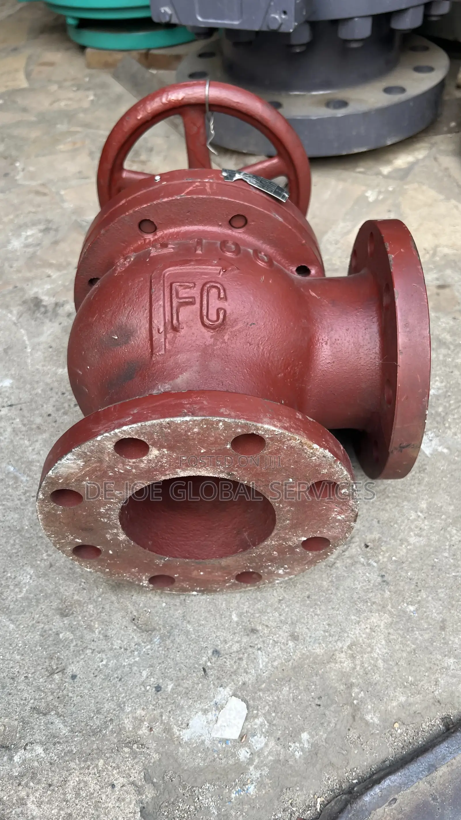 Jis 100 Cast Iron Angle Globe Valve