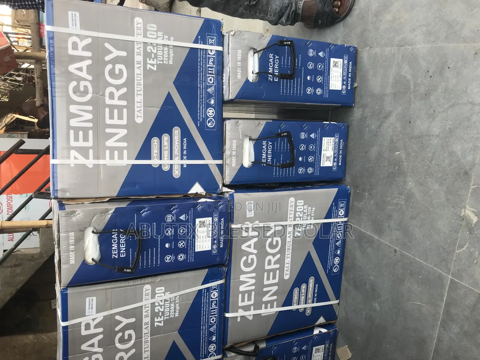 220ah 12v Zemgar Energy Tubular Battery
