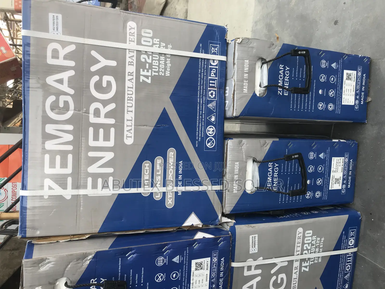 220ah 12v Zemgar Energy Tubular Battery