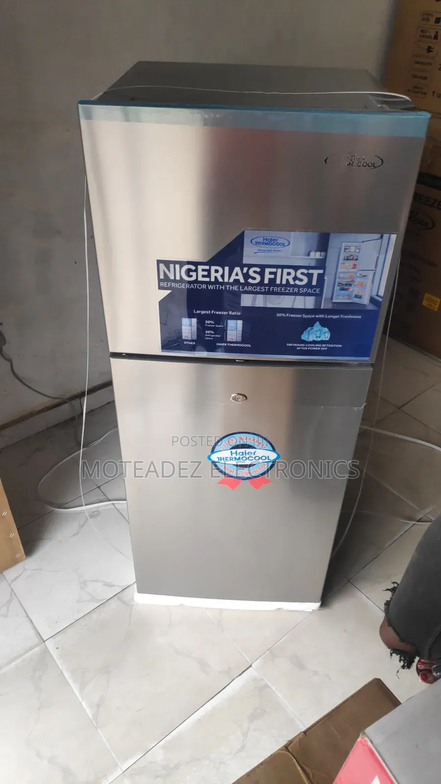 Haier Thermocool 185l Double Door Refrigerator (Hrf-185blux)